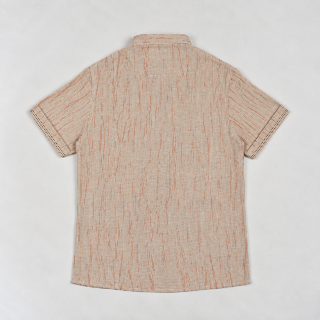 Camisa niño cuello neru rosa