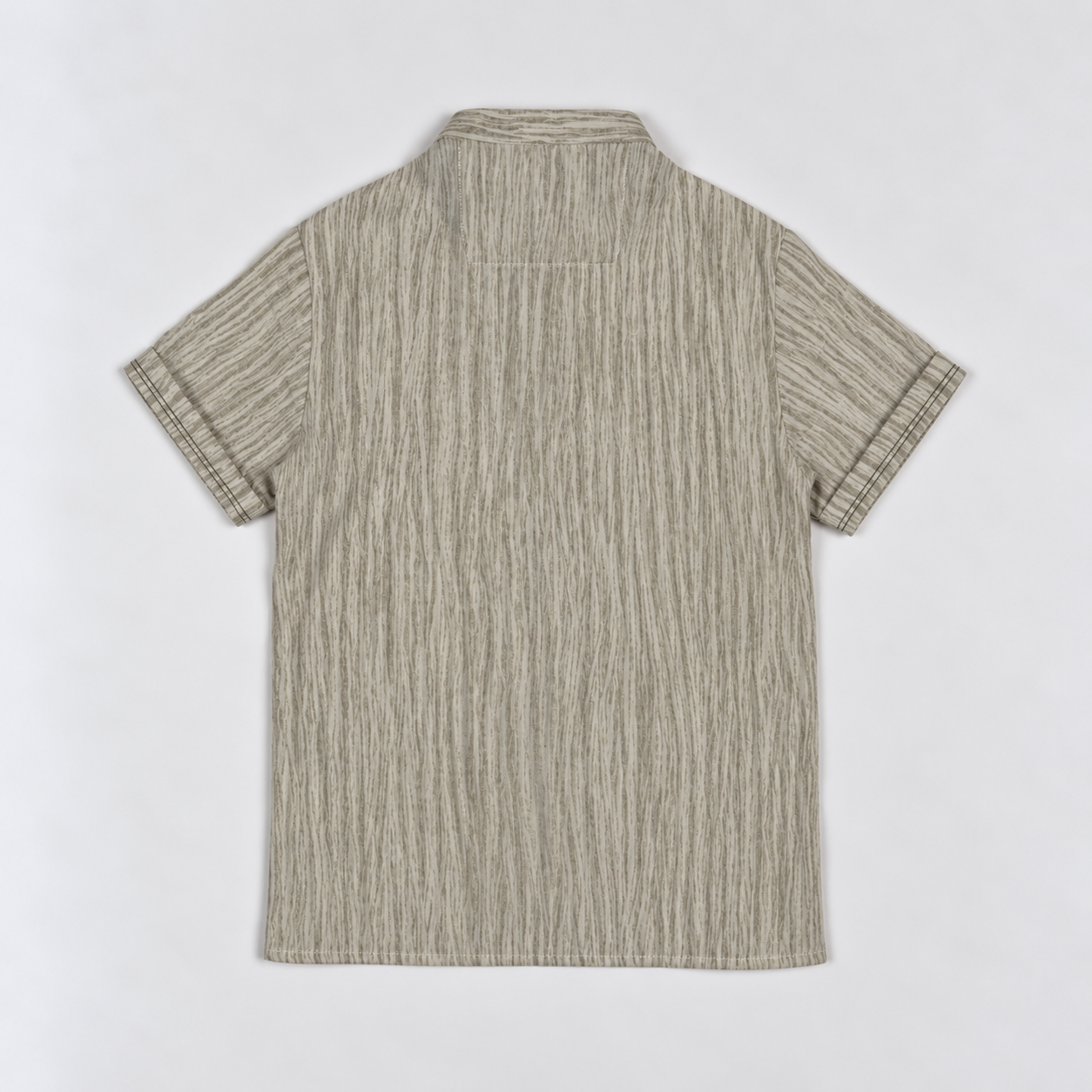 Camisa niño cuello neru verde