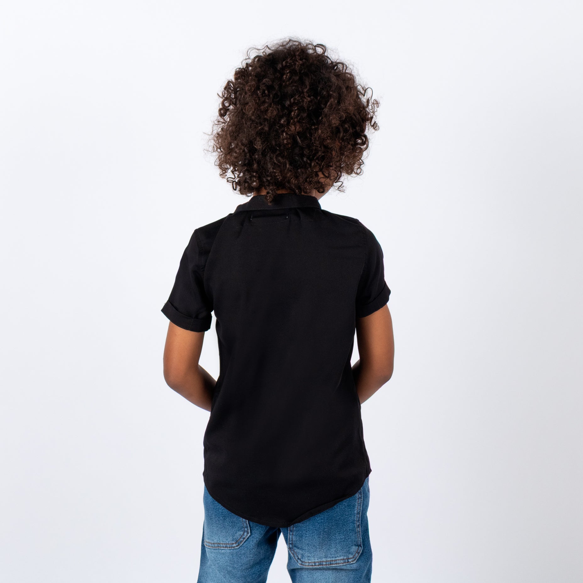 Camisa niño basica negra