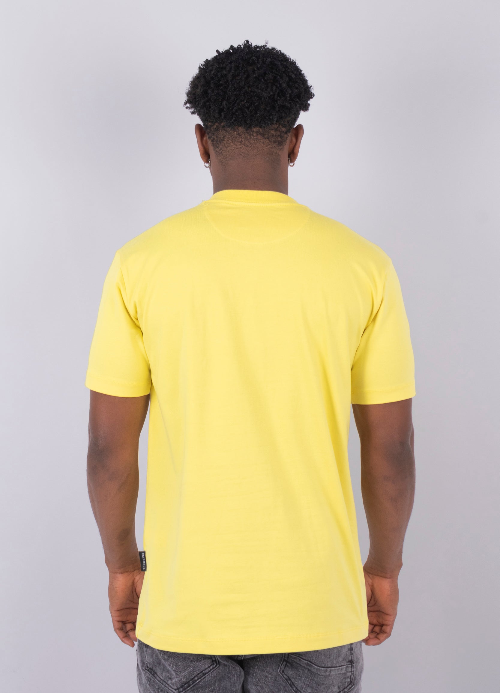Camiseta hombre Basica amarillo