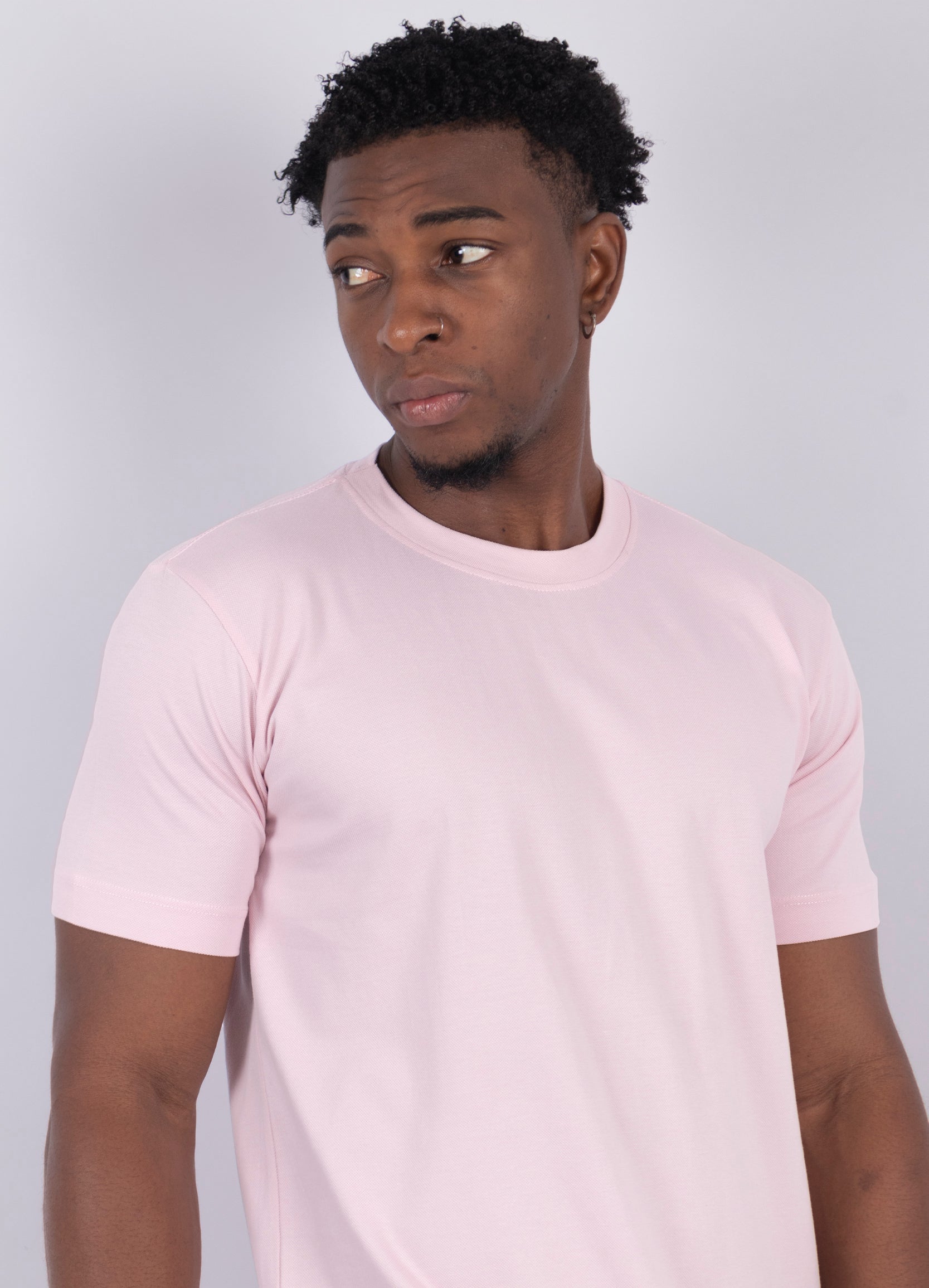 Camiseta hombre básica piqué