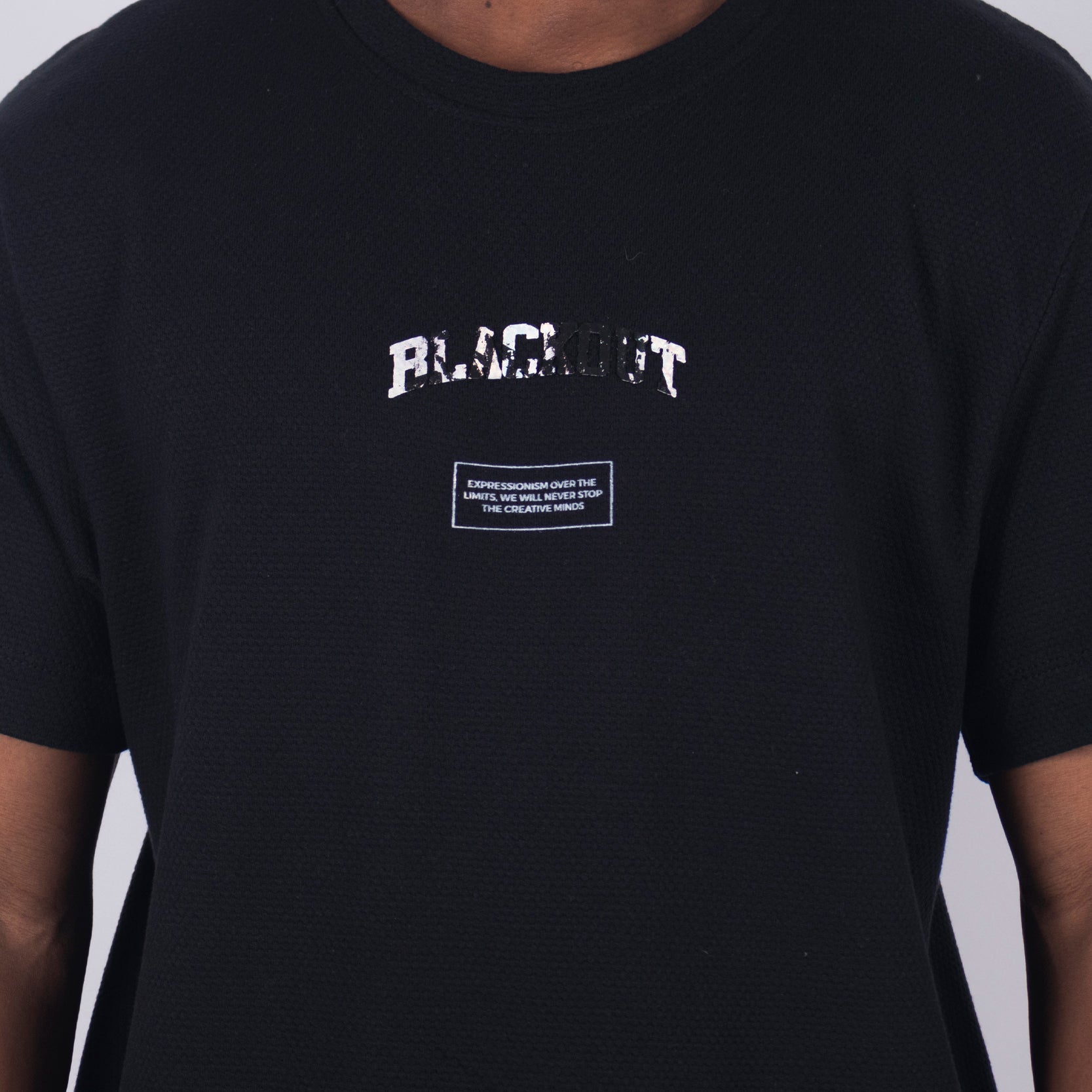 Camiseta hombre regular textura