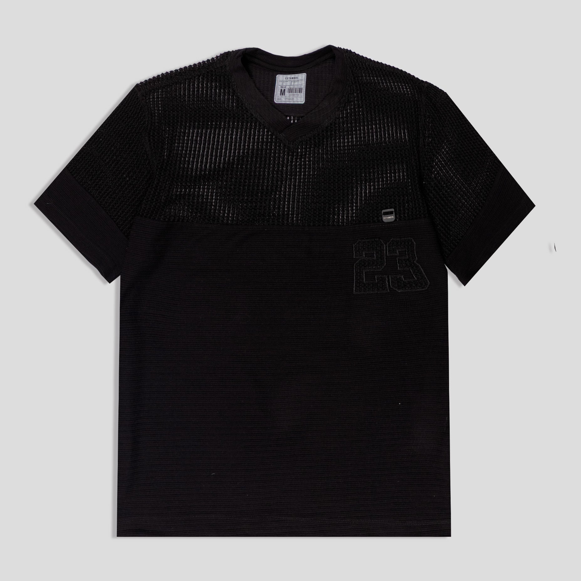 Oversize hombre cortes maya negra