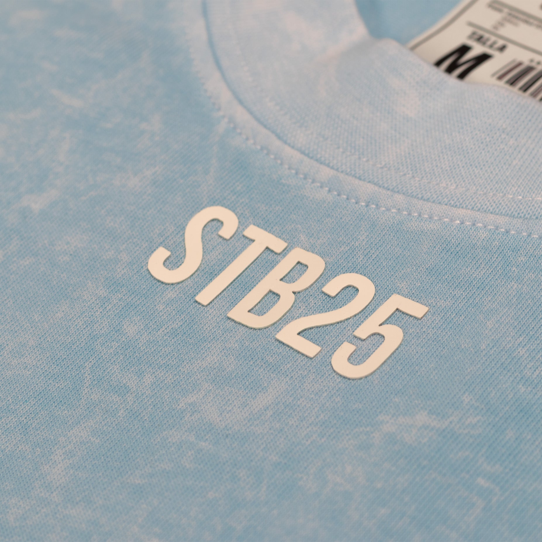 Camiseta hombre acid wear azul