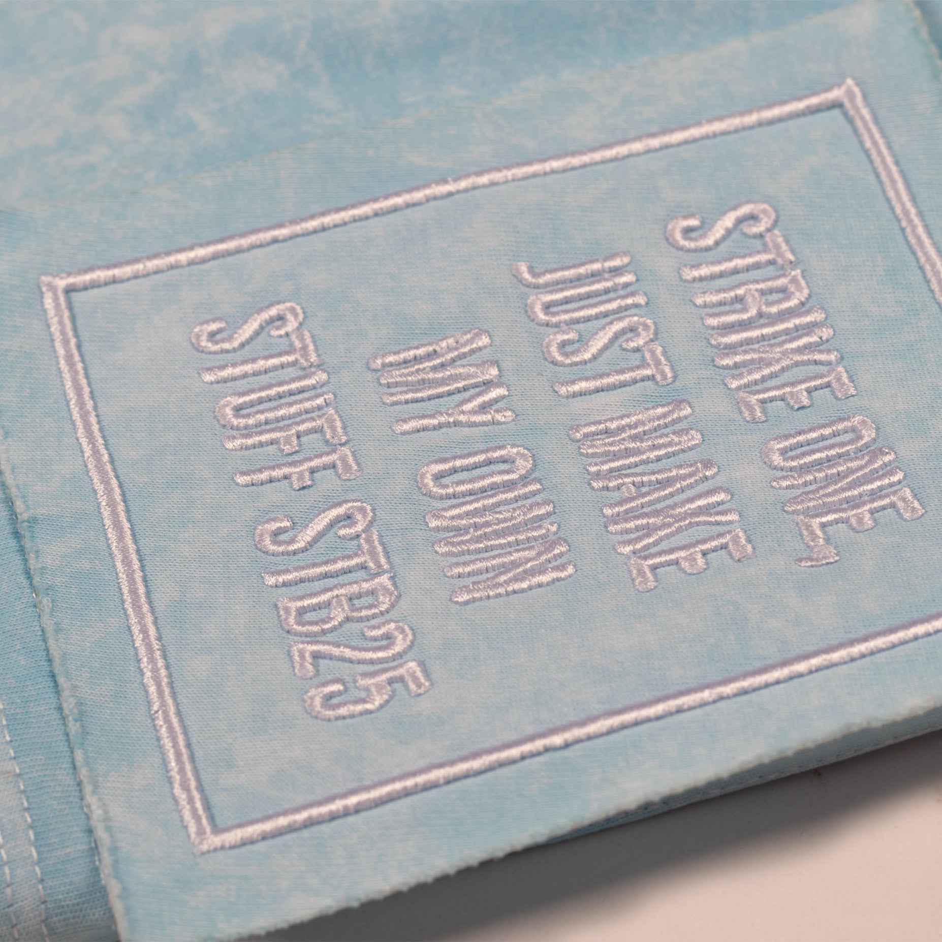 Camiseta hombre acid wear azul