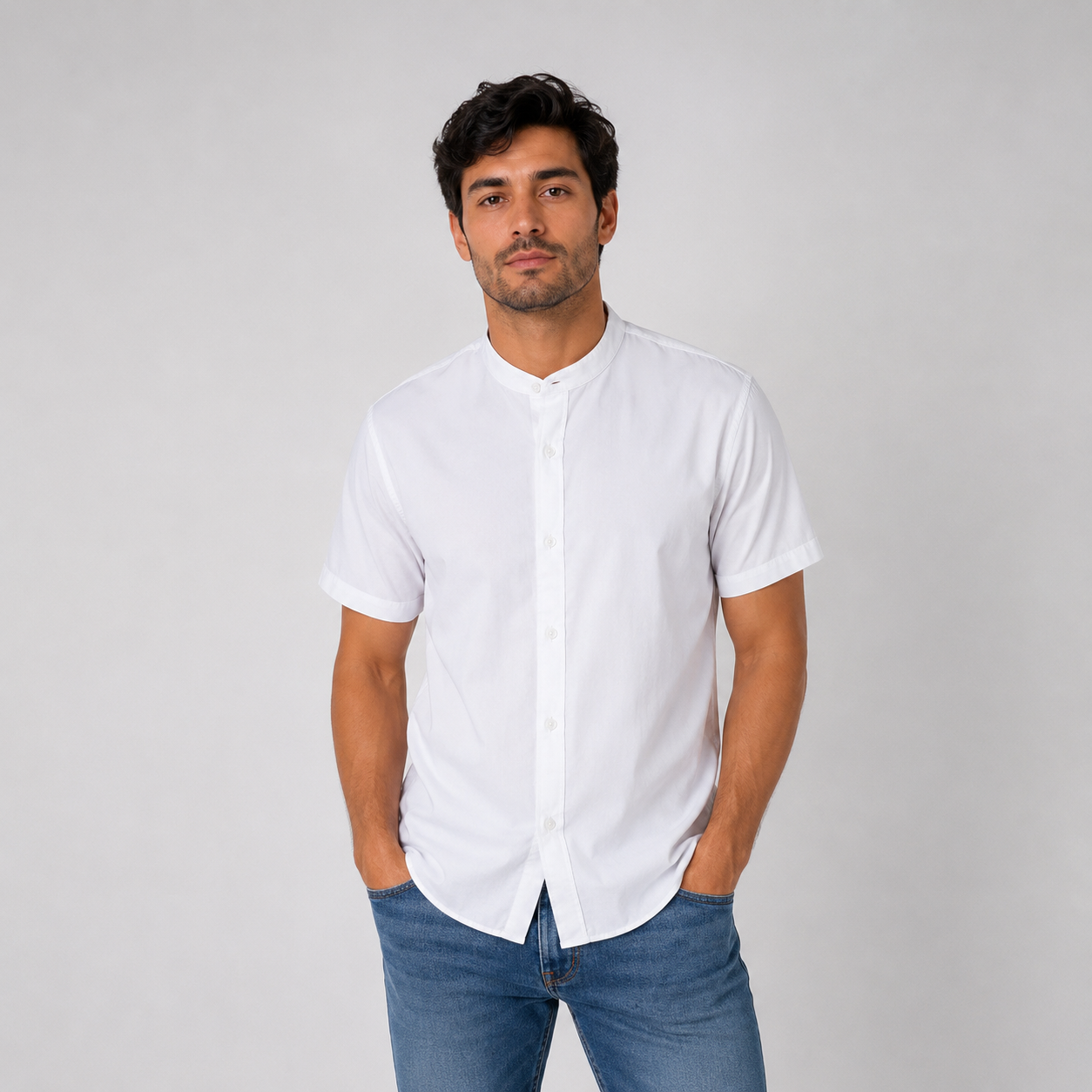 Camisa hombre Estambul neru blanca