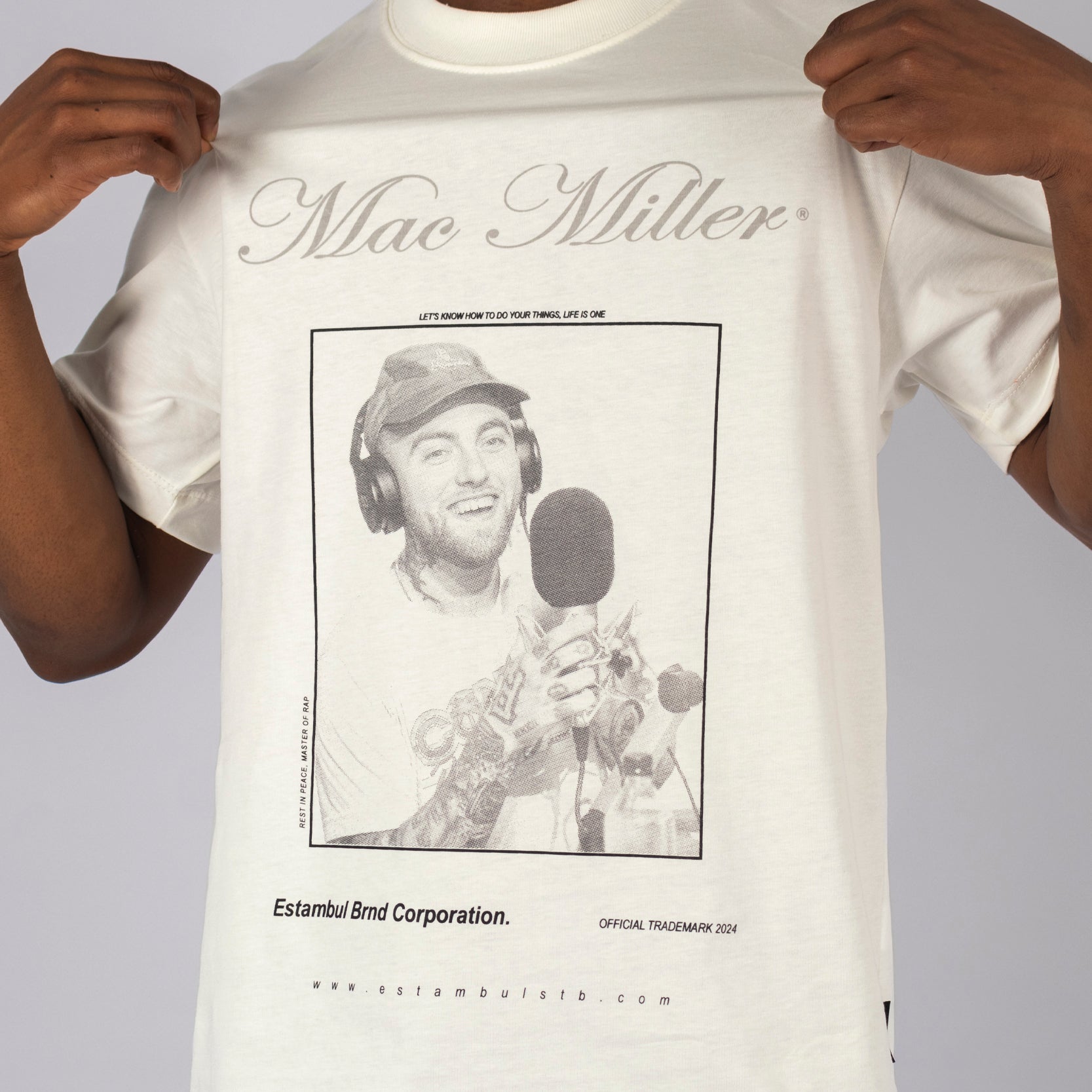 Camiseta R. estampada mac miller