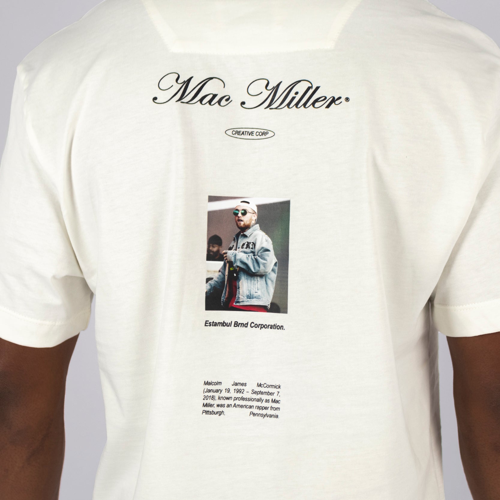 Camiseta R. estampada mac miller