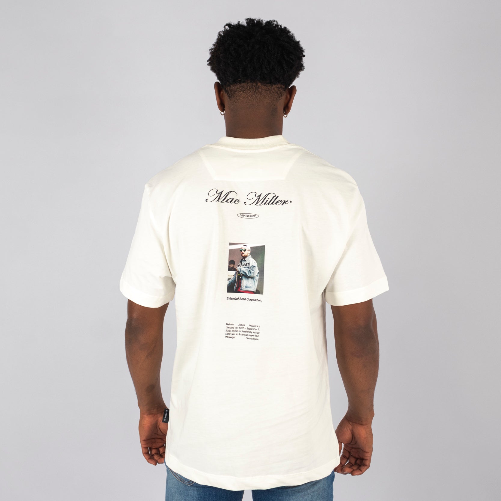 Camiseta R. estampada mac miller