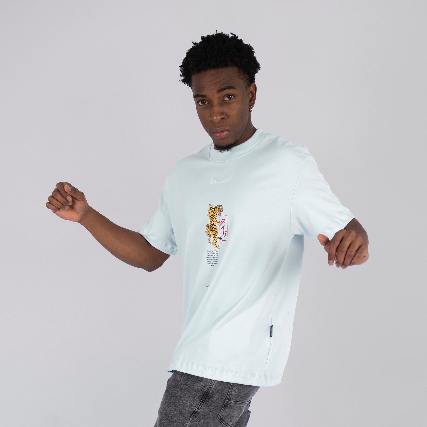 Camiseta hombre regular tigre