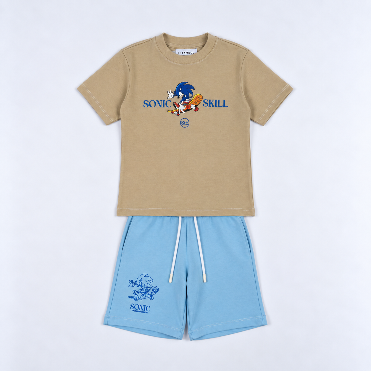 Conjunto niño estampado Sonic