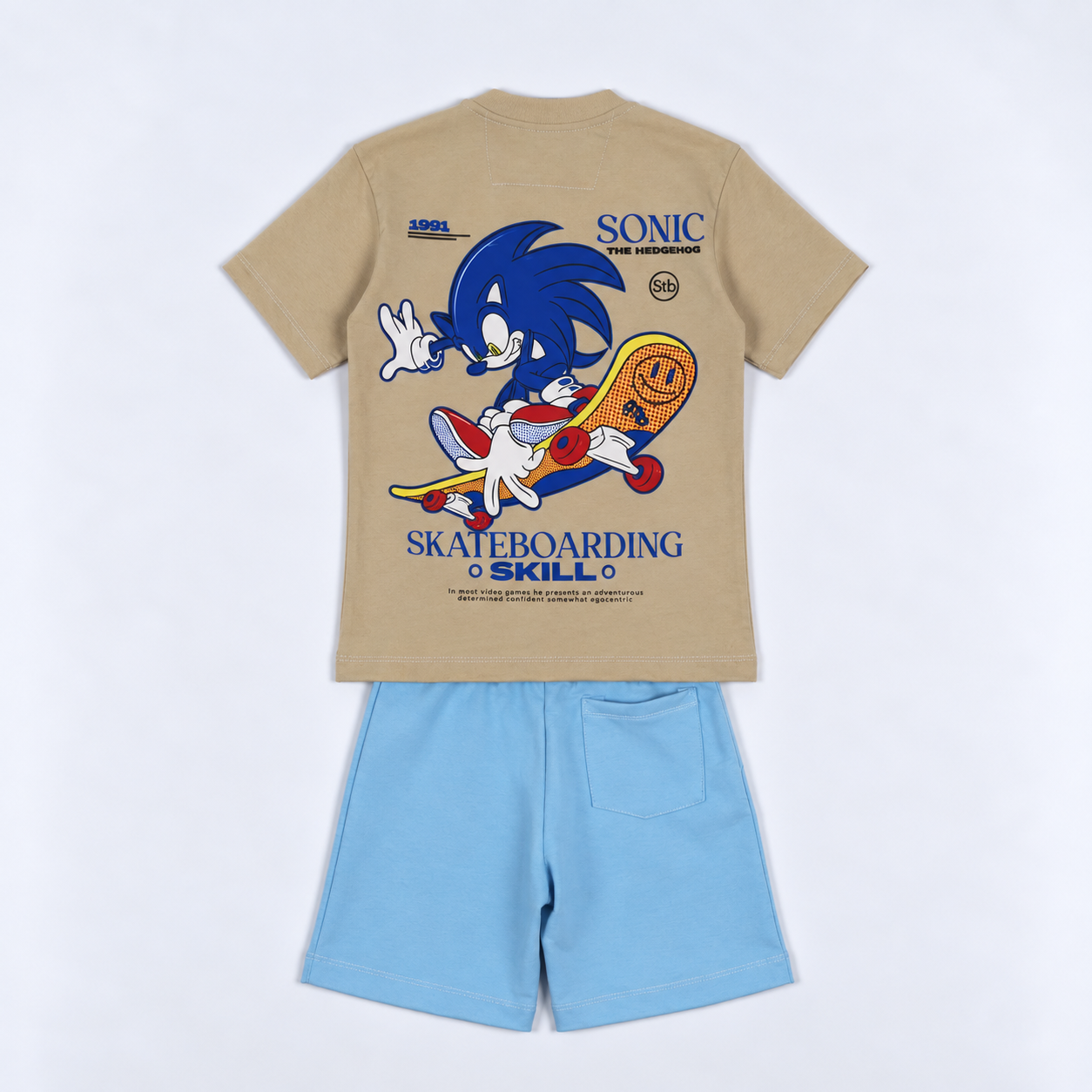 Conjunto niño estampado Sonic