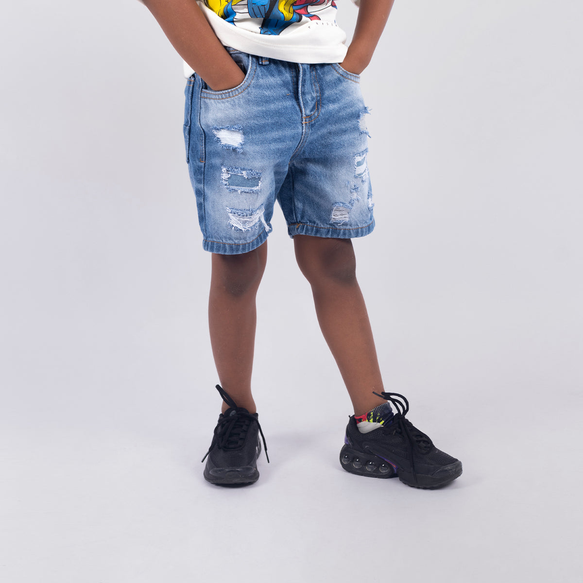 Bermuda niño Parche Bordado