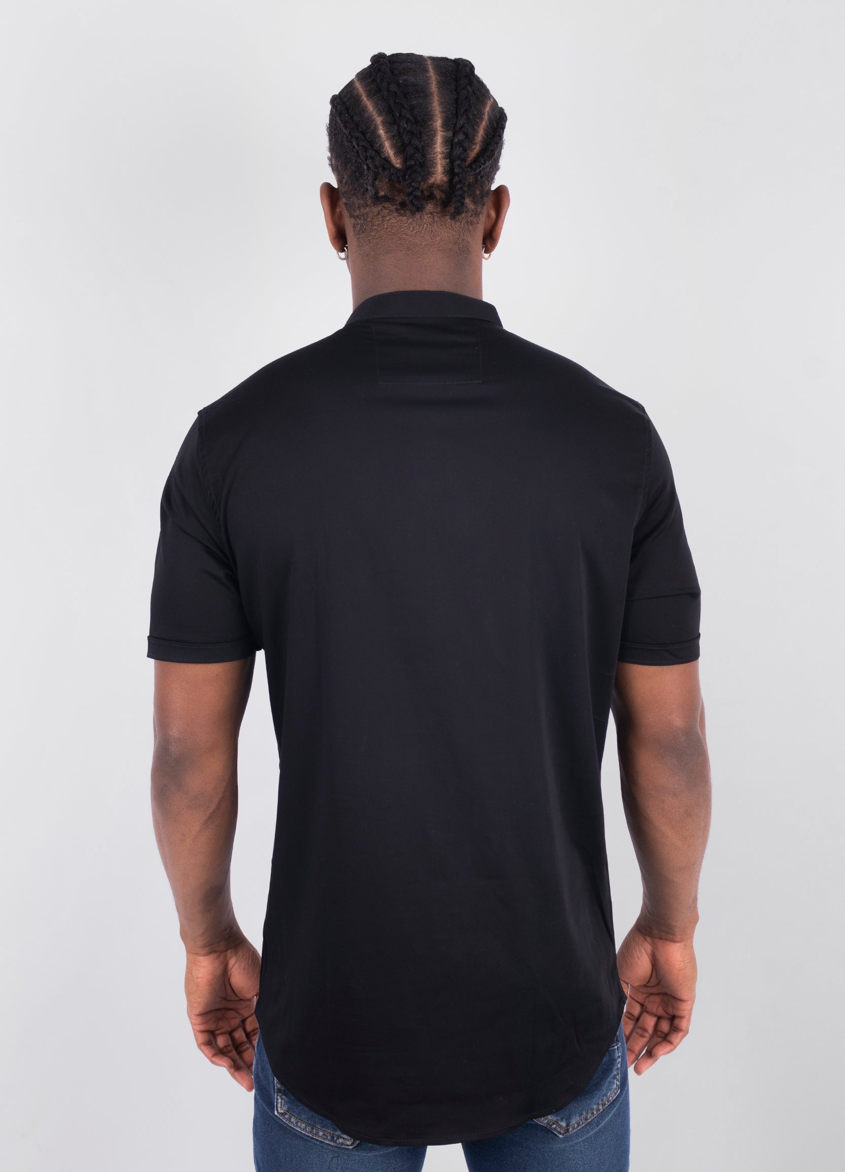 Camisa hombre Basica Negra