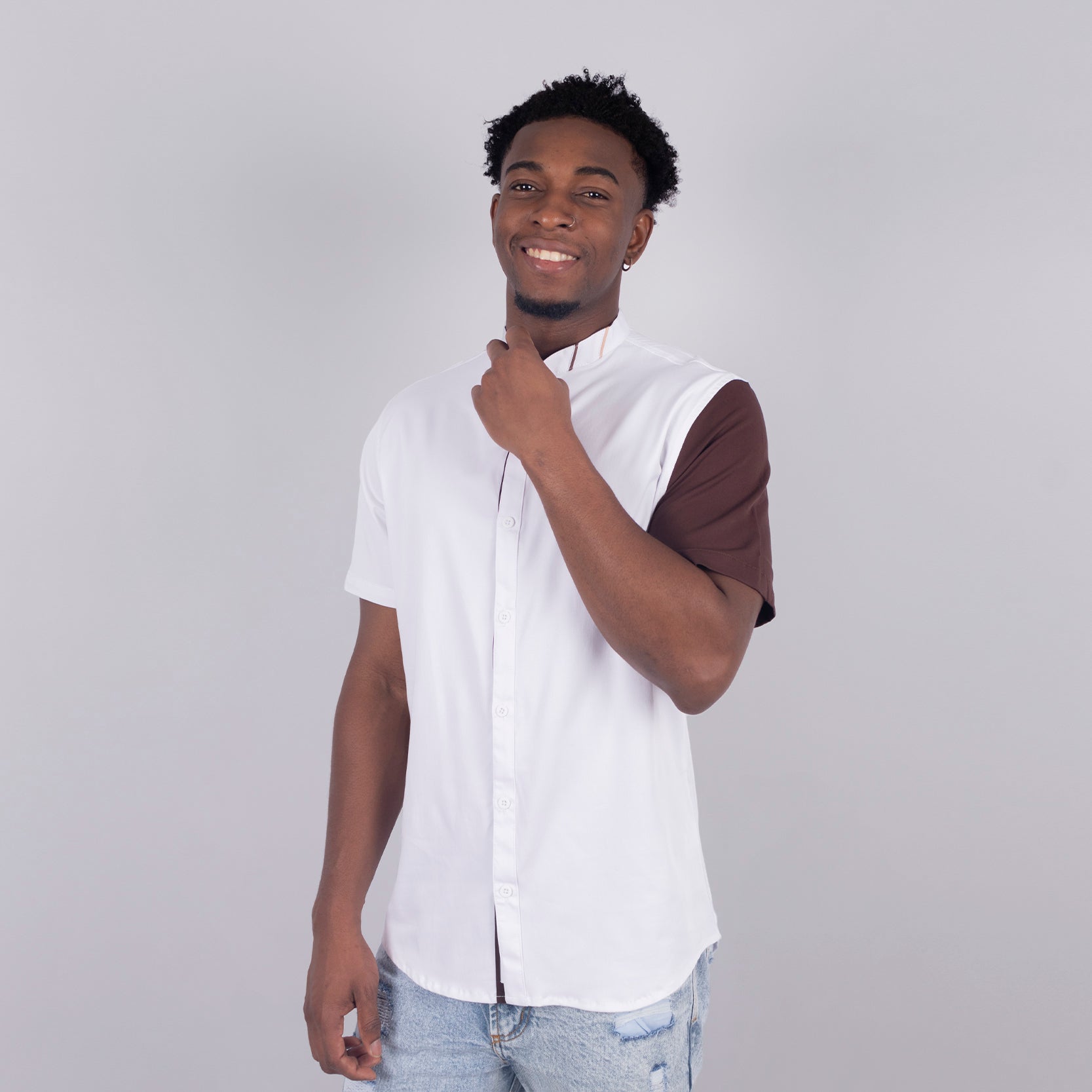 Camisa hombre Clasic Cafe