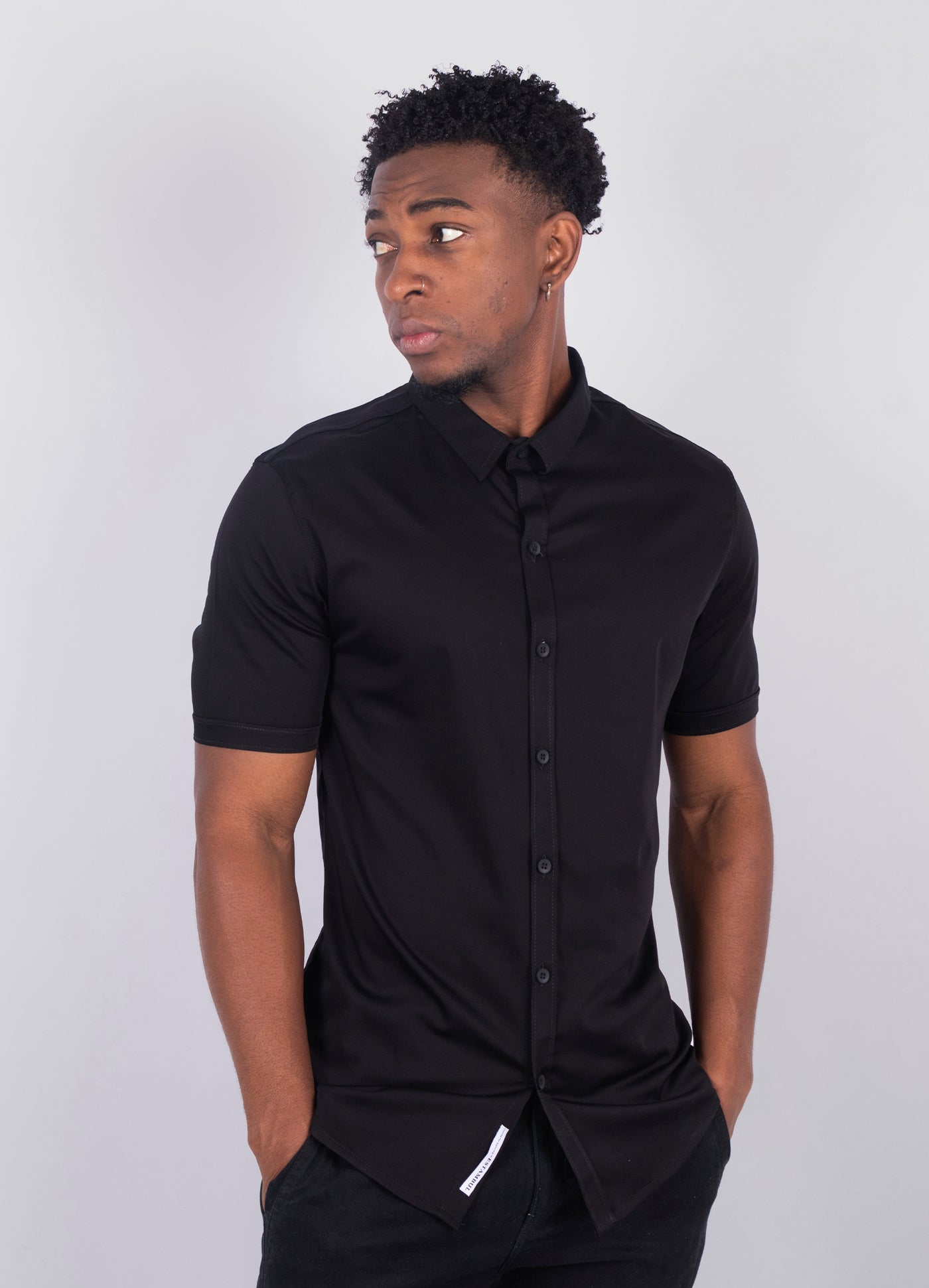 Camiseta Cuello Playera Cuello Tortuga Hombre Playeras De Cuello