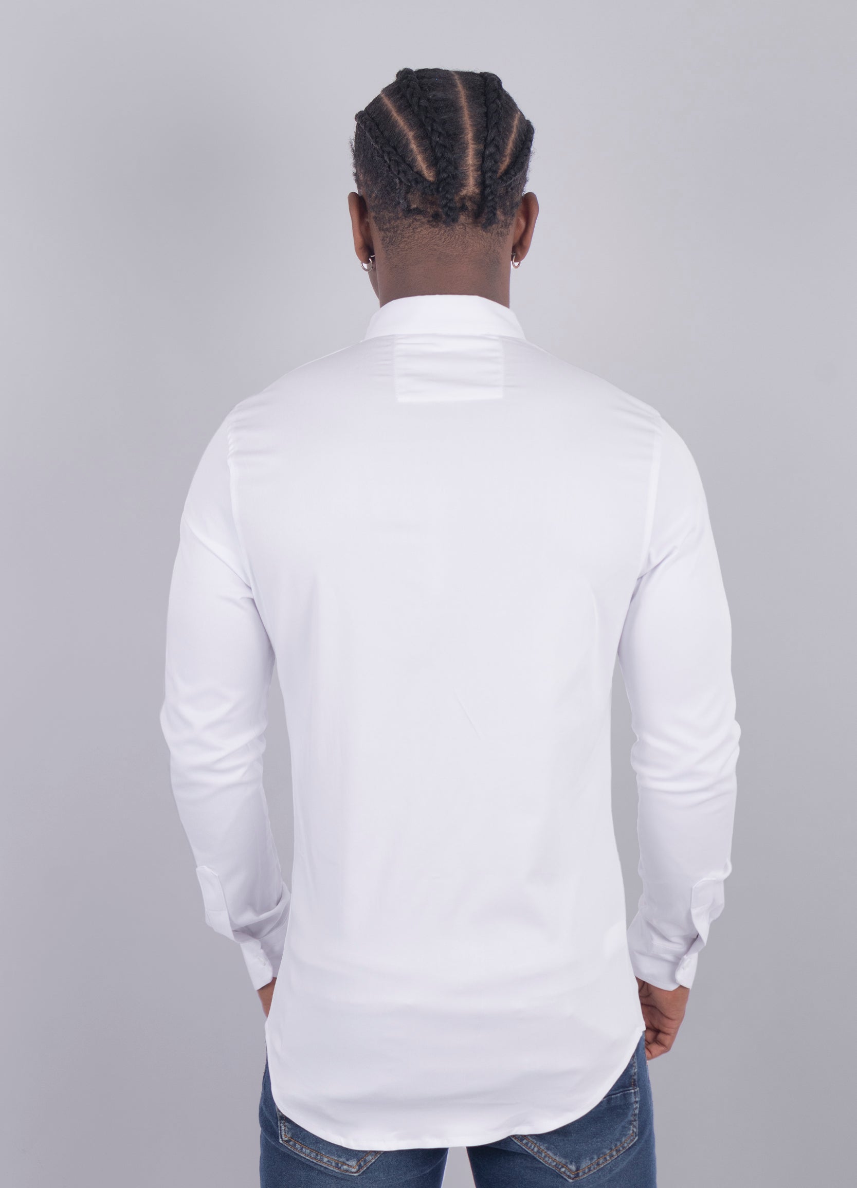 Camisa hombre Ml Cuello Alto