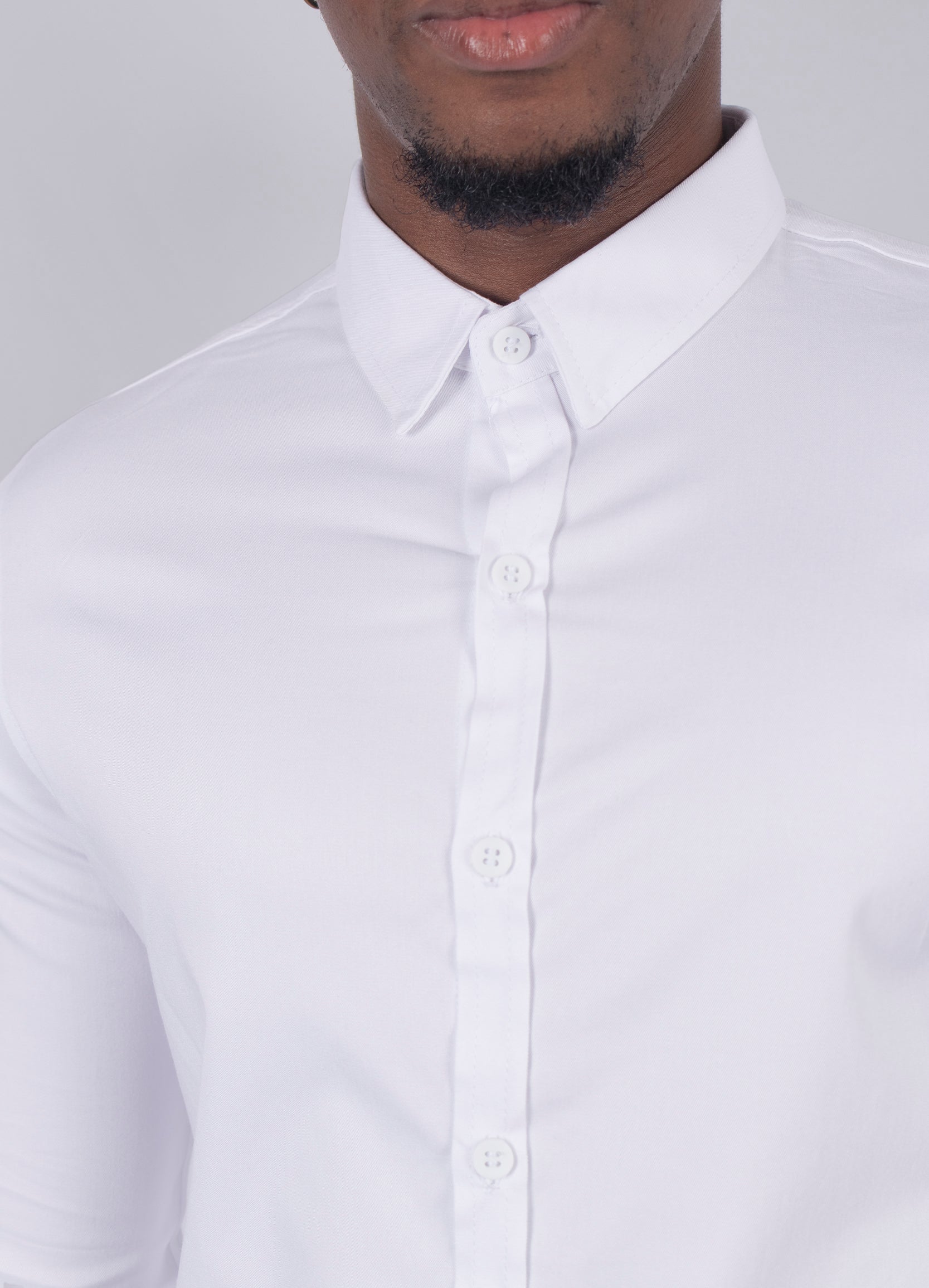 Camisa hombre Ml Cuello Alto