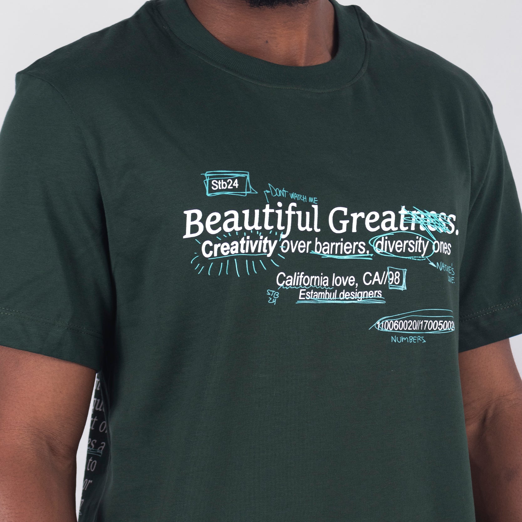 Camiseta regular  hombre