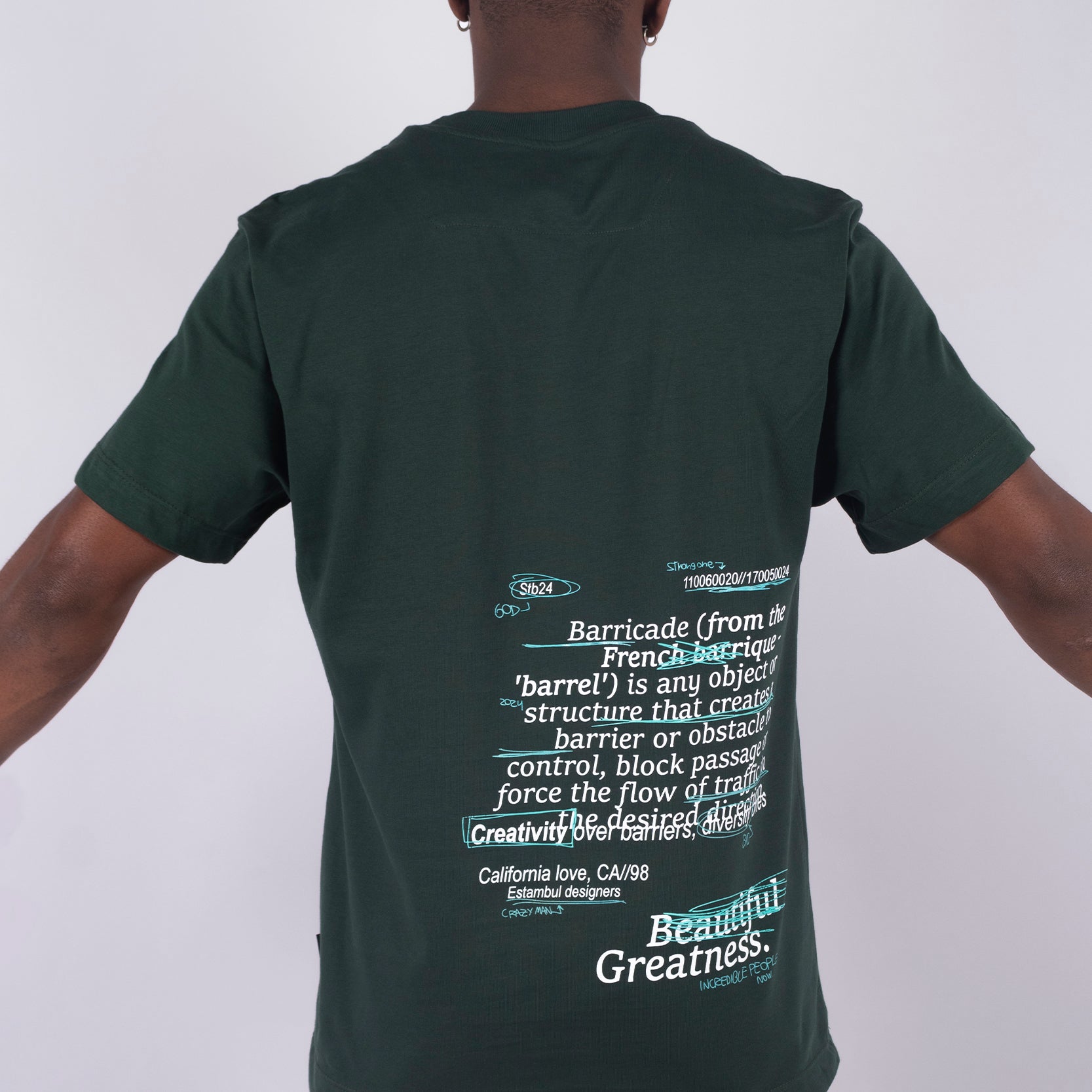 Camiseta regular  hombre