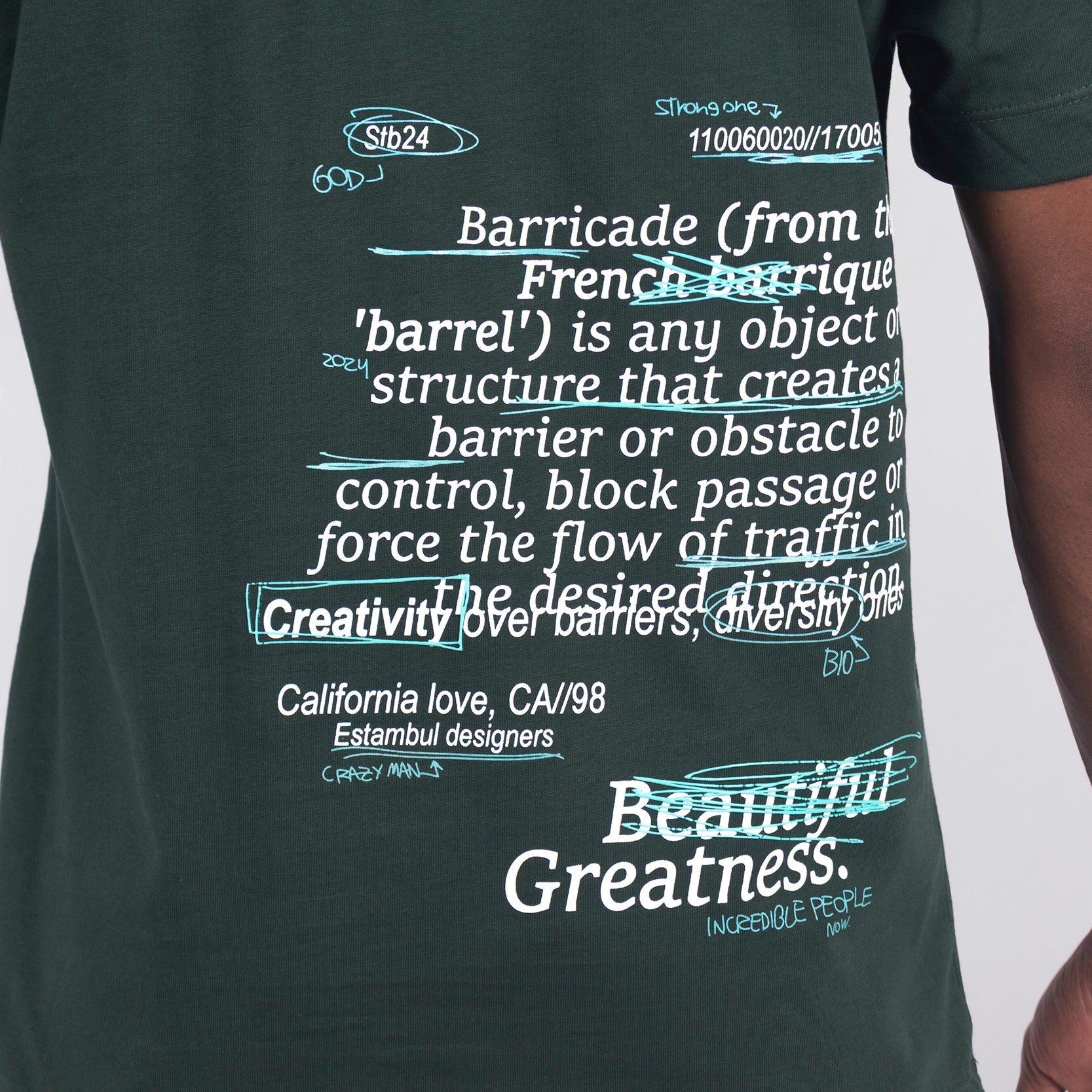 Camiseta regular  hombre