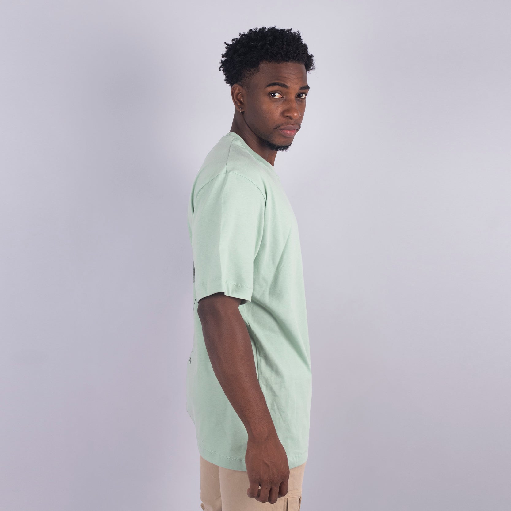 Oversize hombre estampada drake