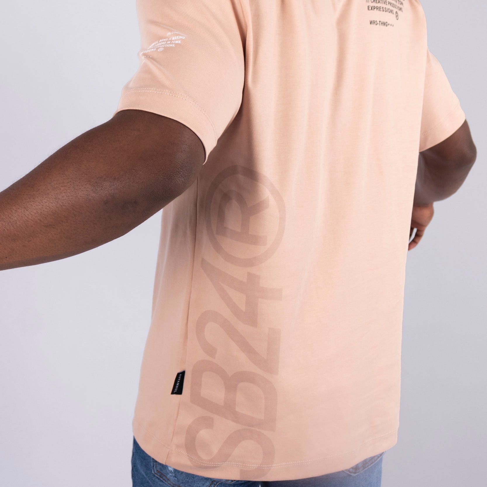 Camiseta  hombre R.  estampada stb24