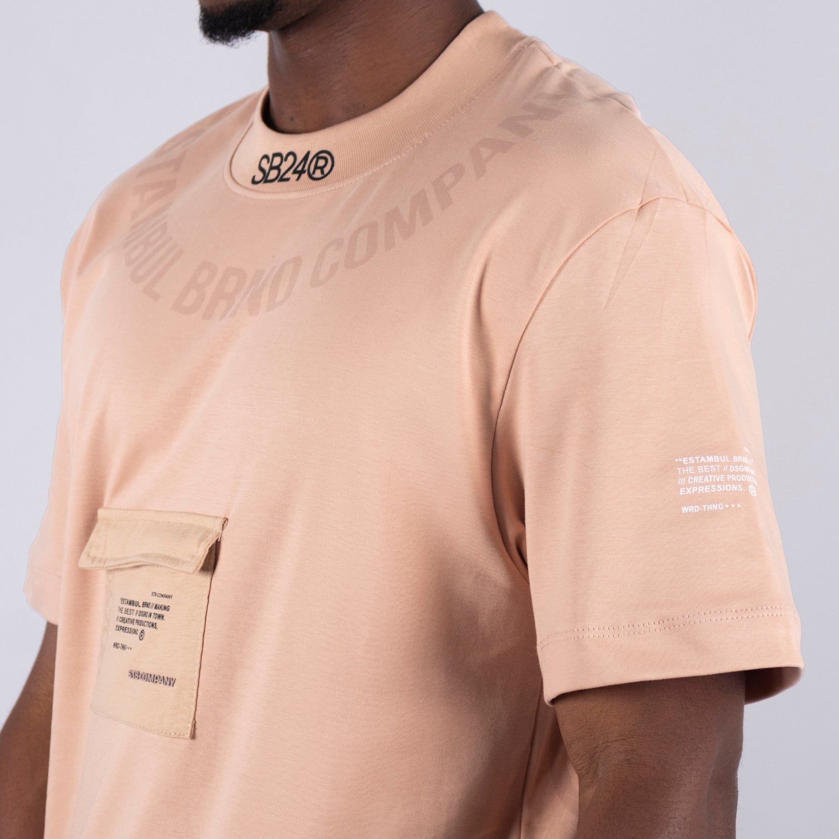 Camiseta  hombre R.  estampada stb24