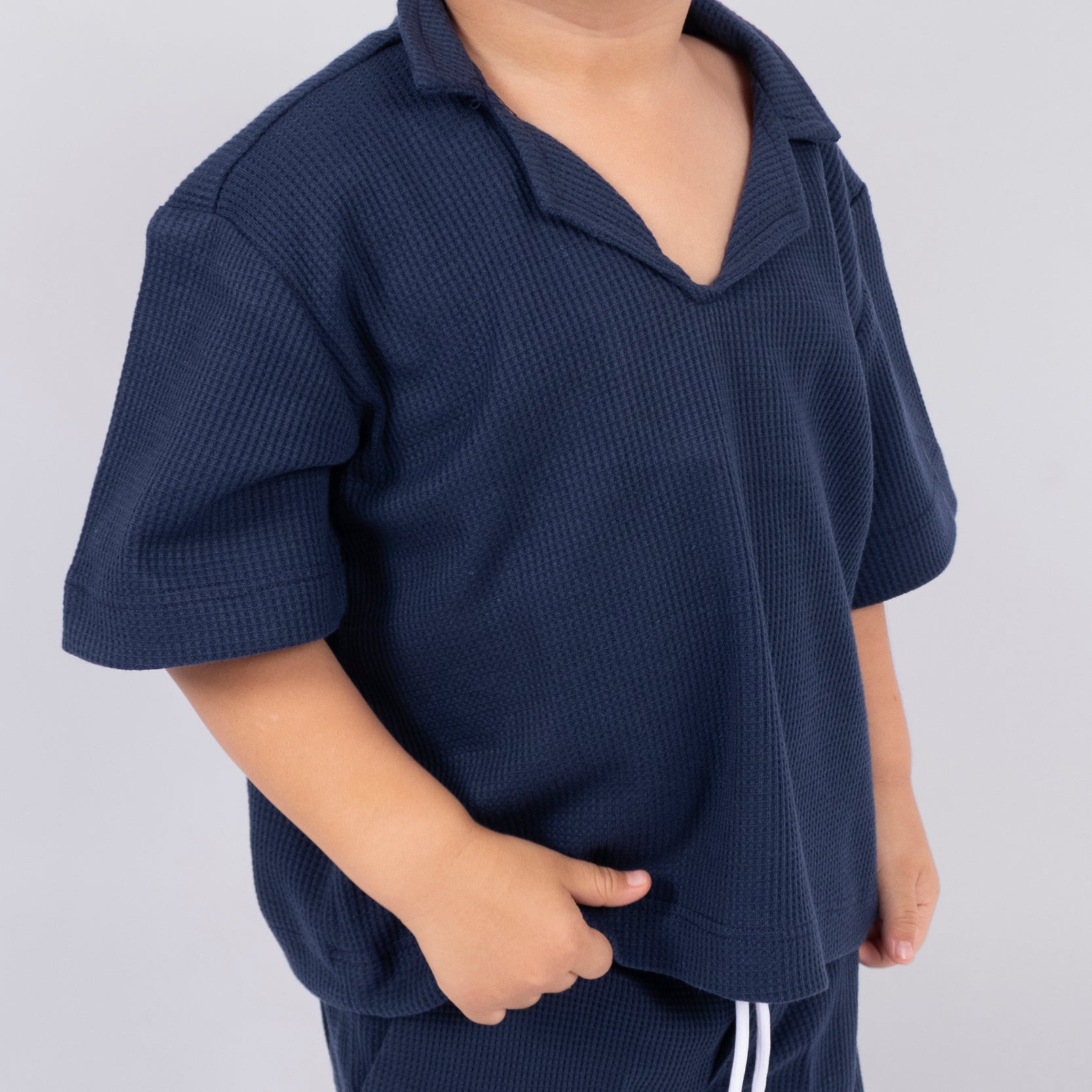 Conjunto baby Textura Navy