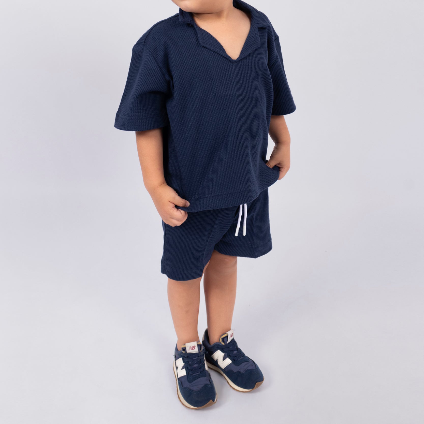 Conjunto baby Textura Navy