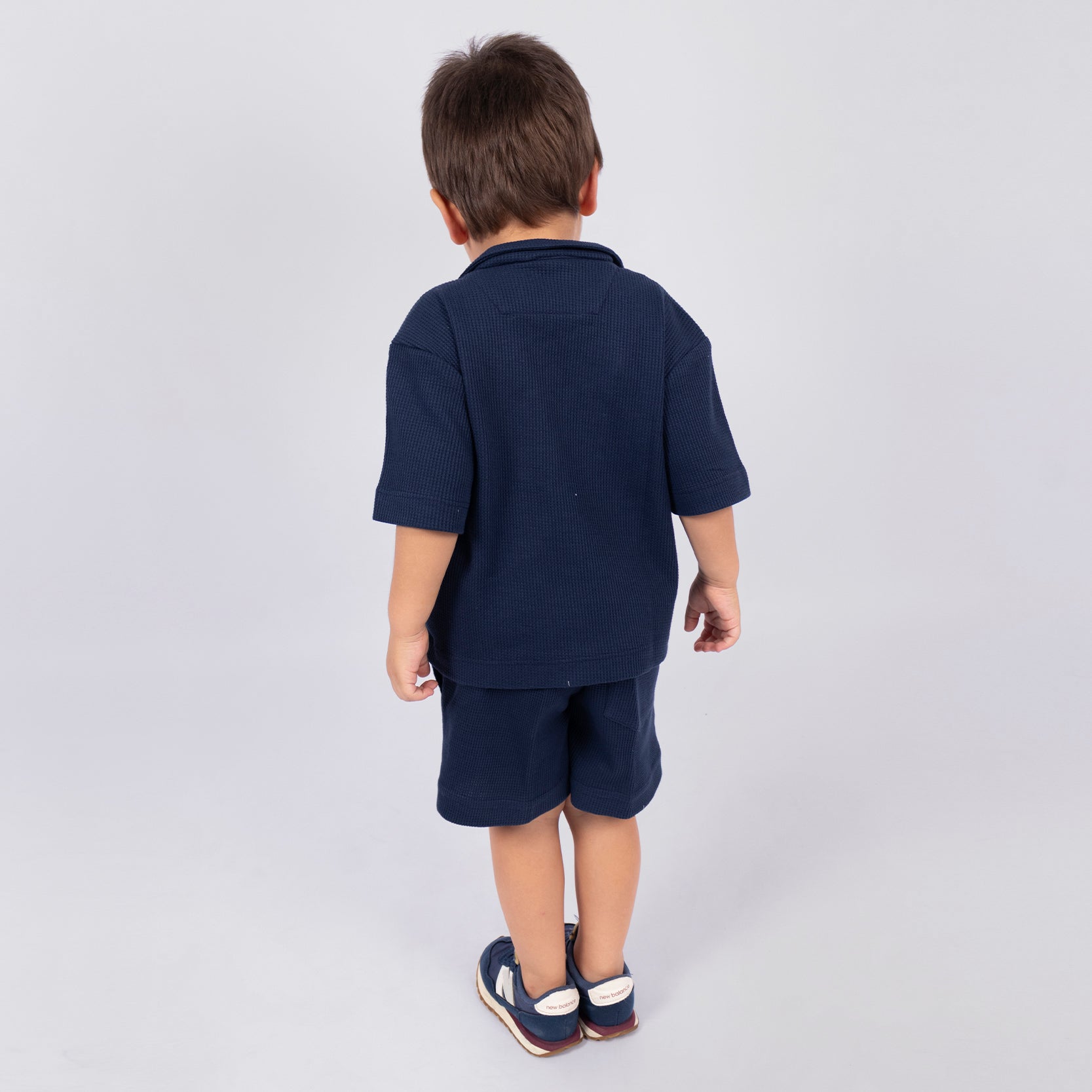 Conjunto baby Textura Navy