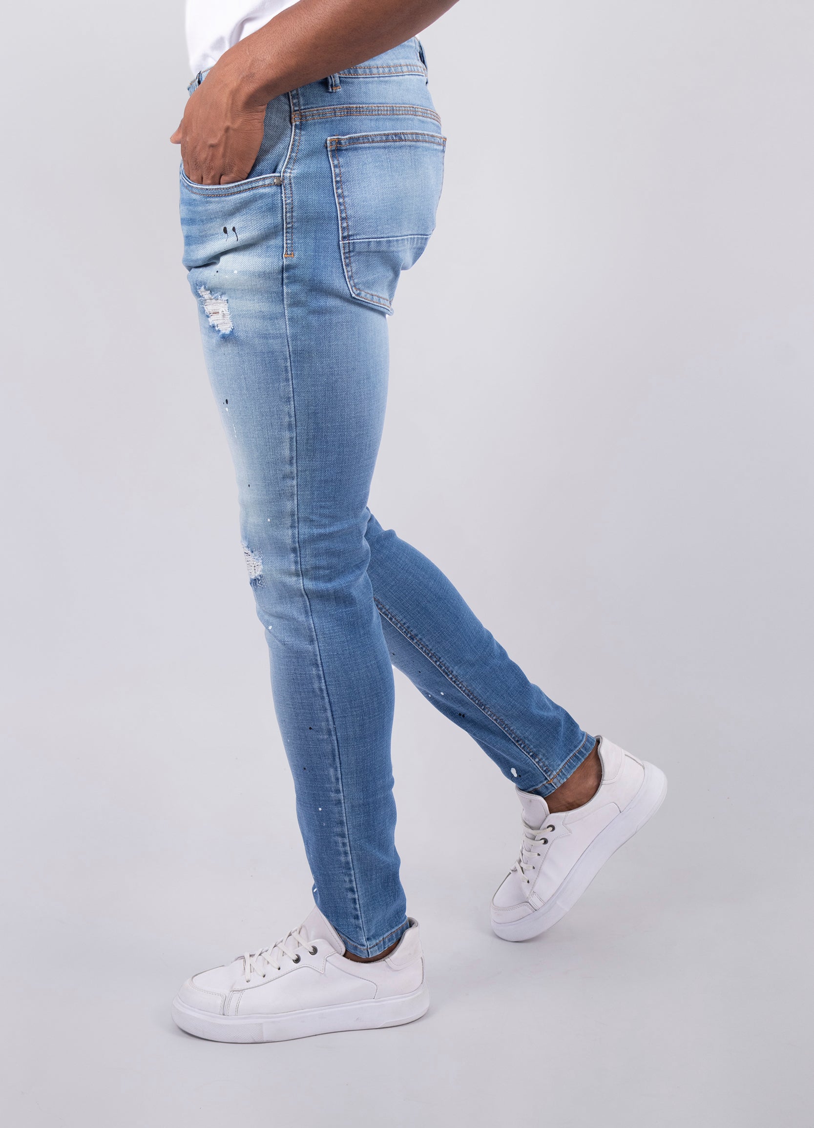 Jean hombre Skinny Chispas