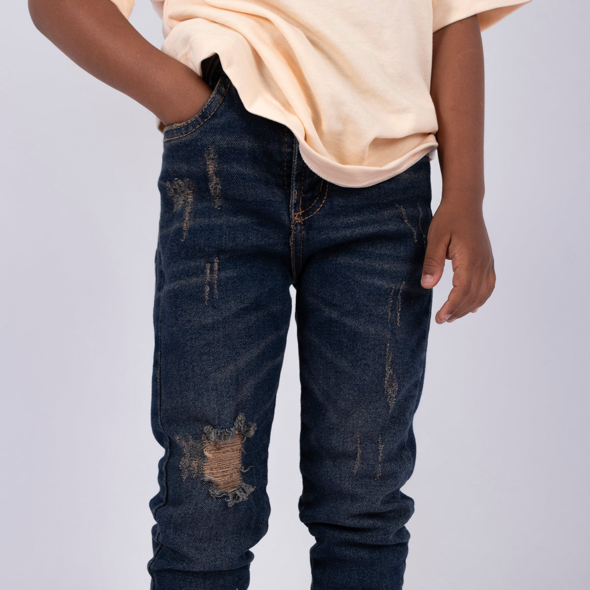 Jean niño skinny Oscuro