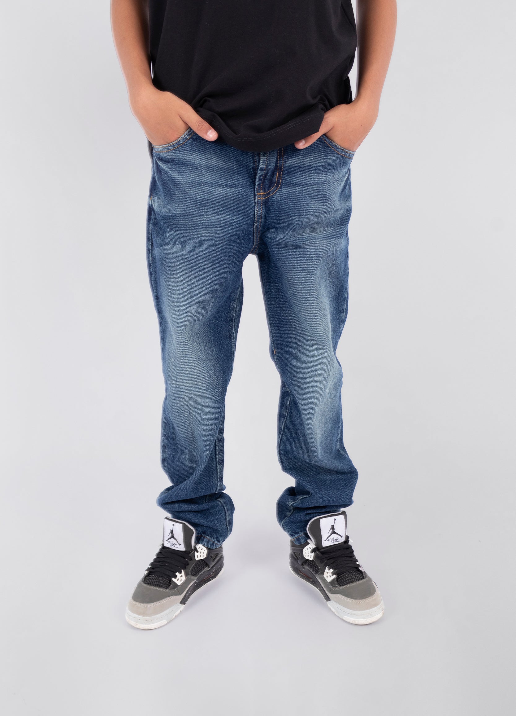 Jean niño Baggy  Rigido Clasico