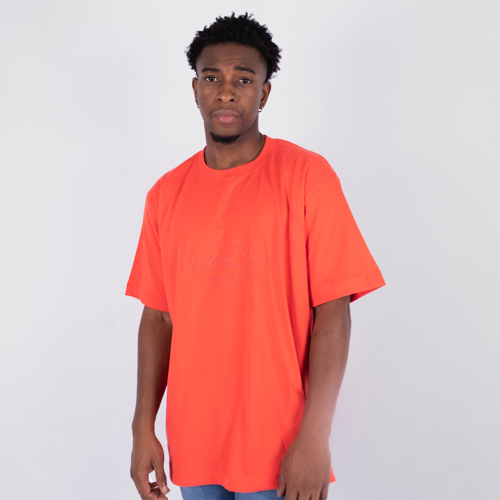 Oversize hombre estampada ones