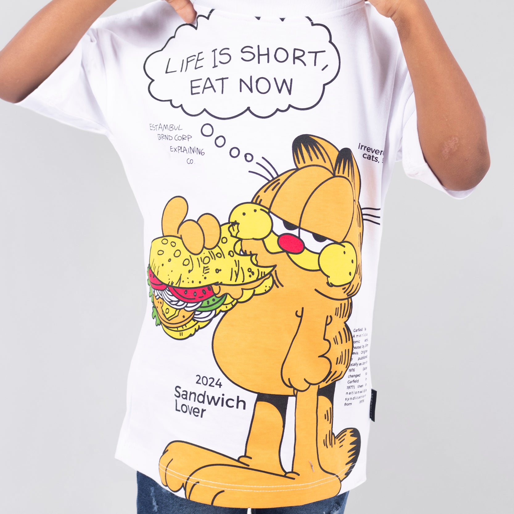 Oversize niño Garfield