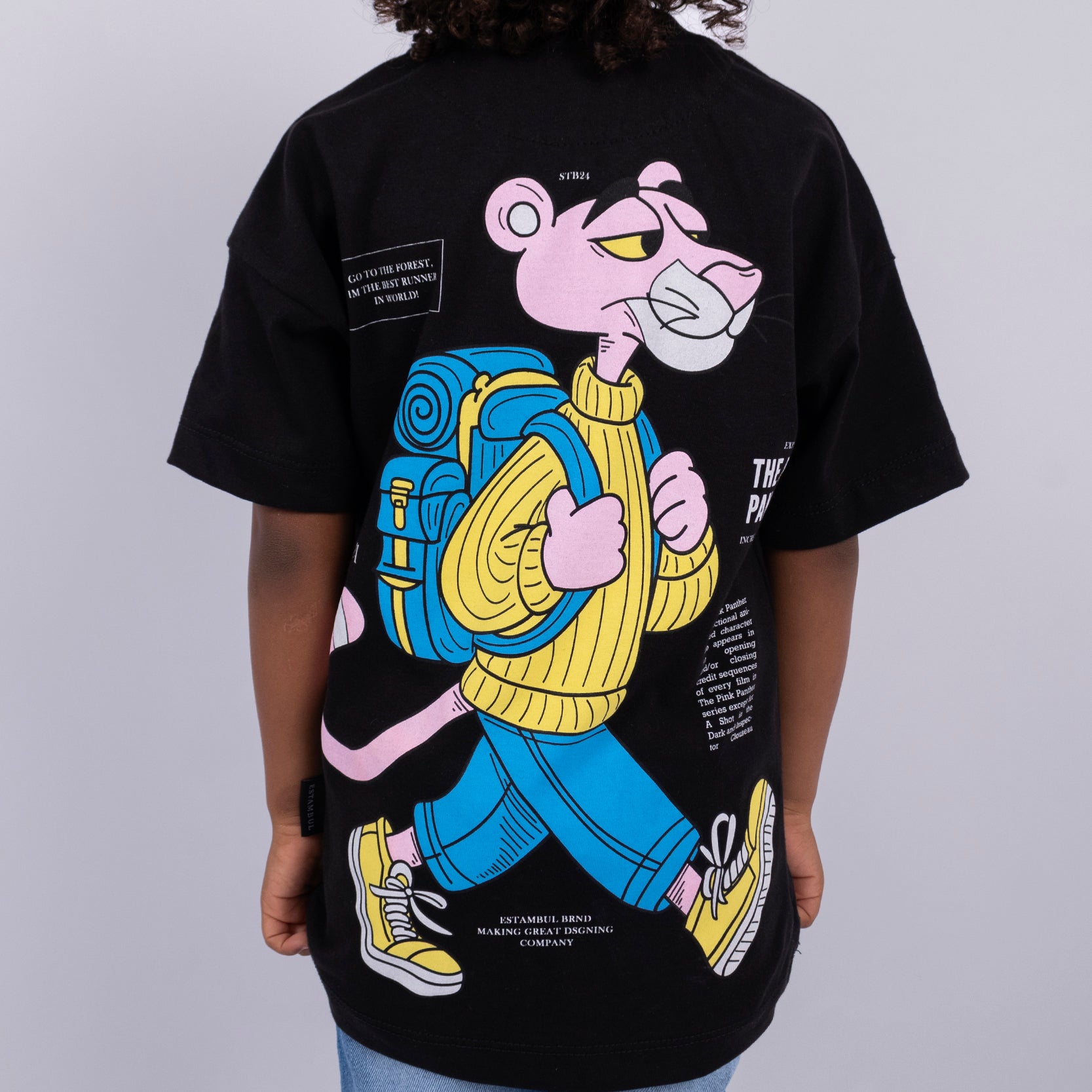 Oversize niño Pantera Rosa