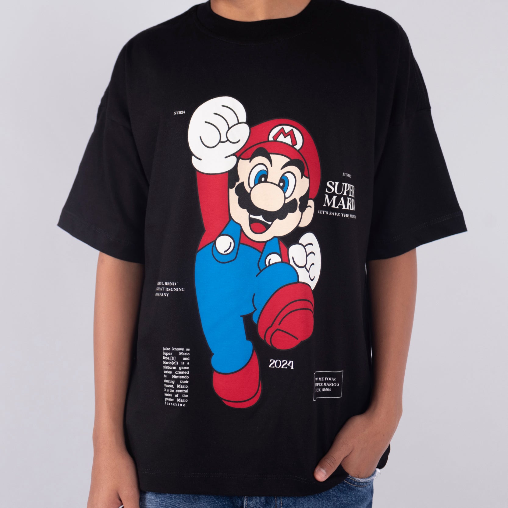 Oversize niño Mario