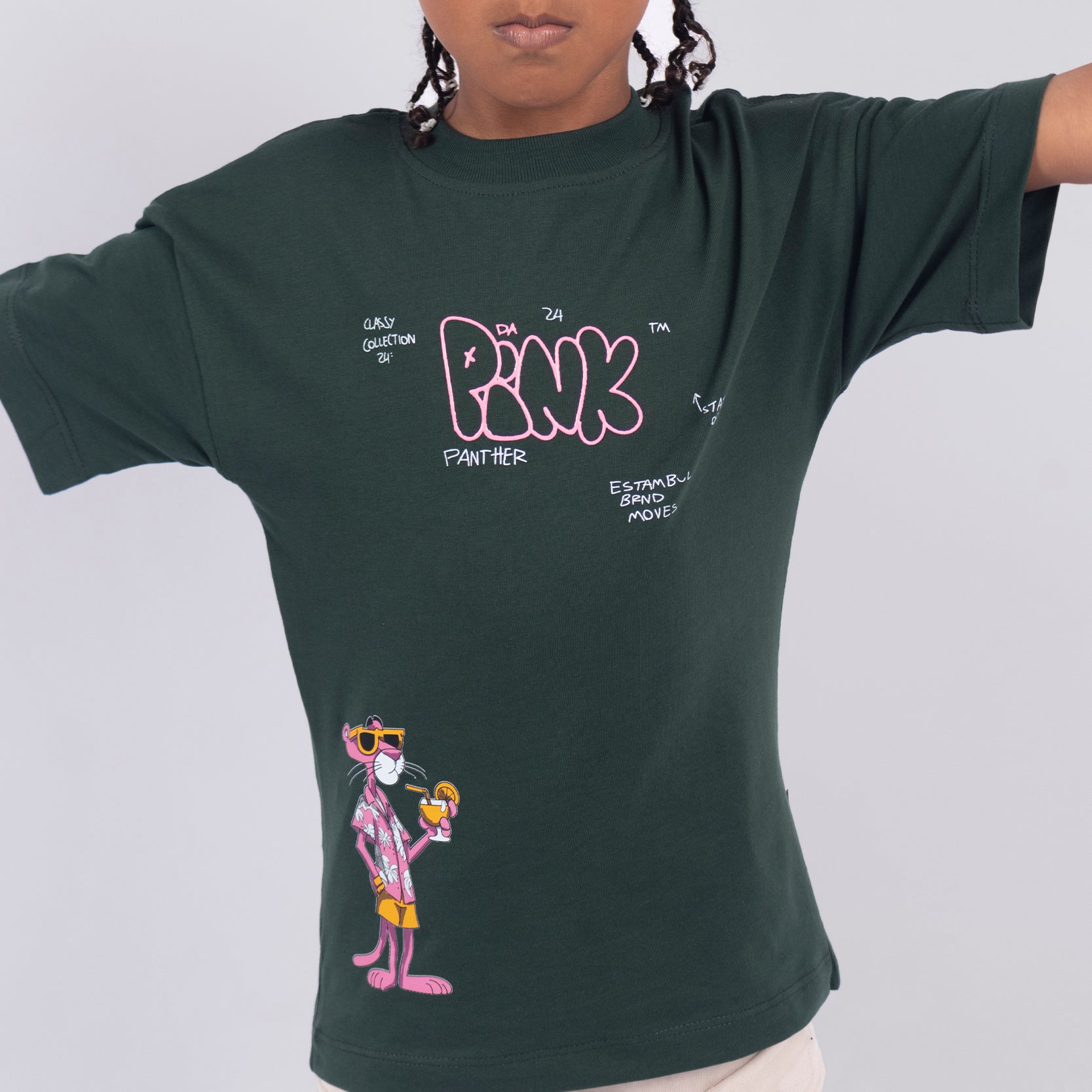 Oversize niño Pantera Rosa