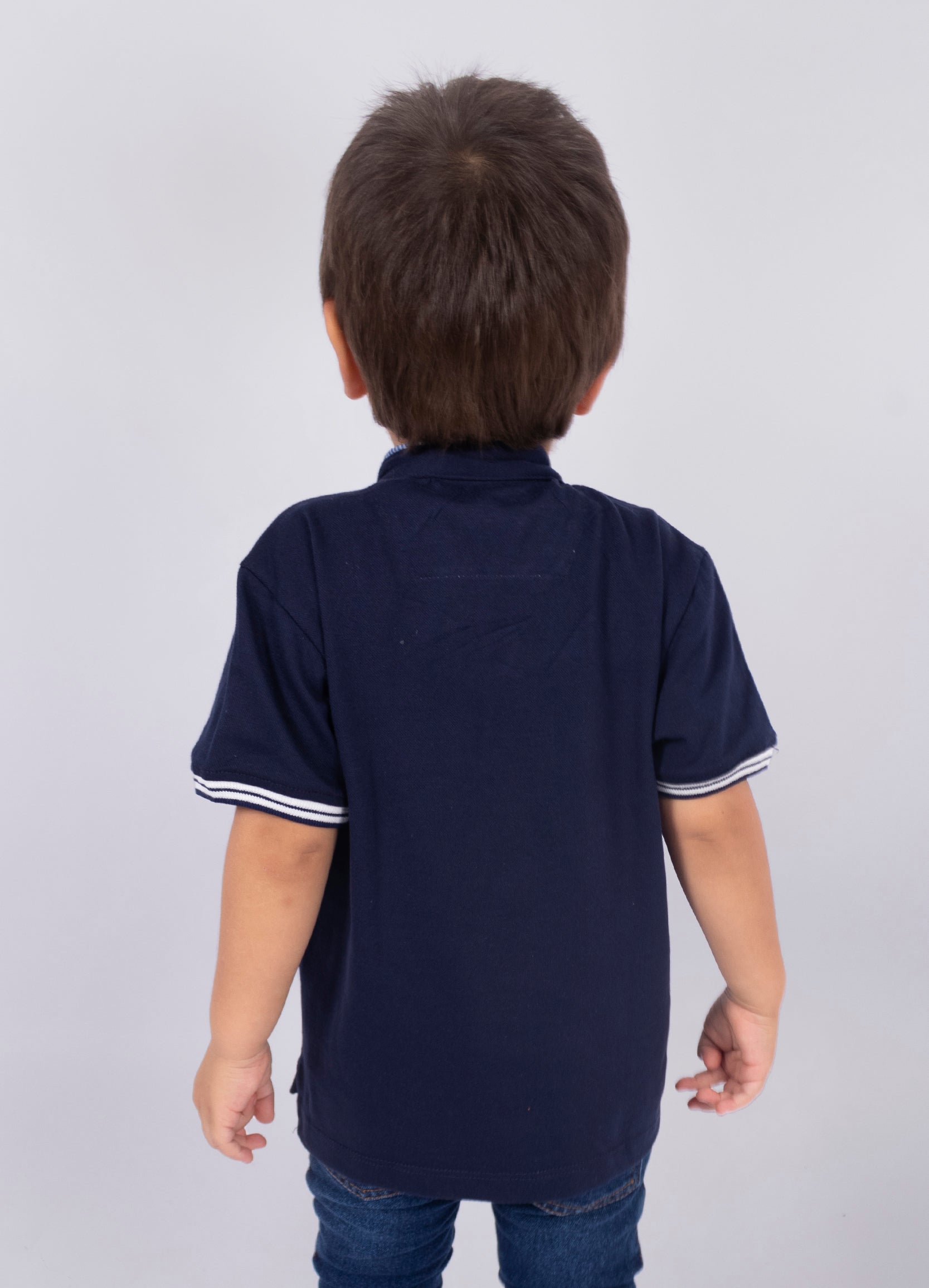 Polo baby Ribete Azul
