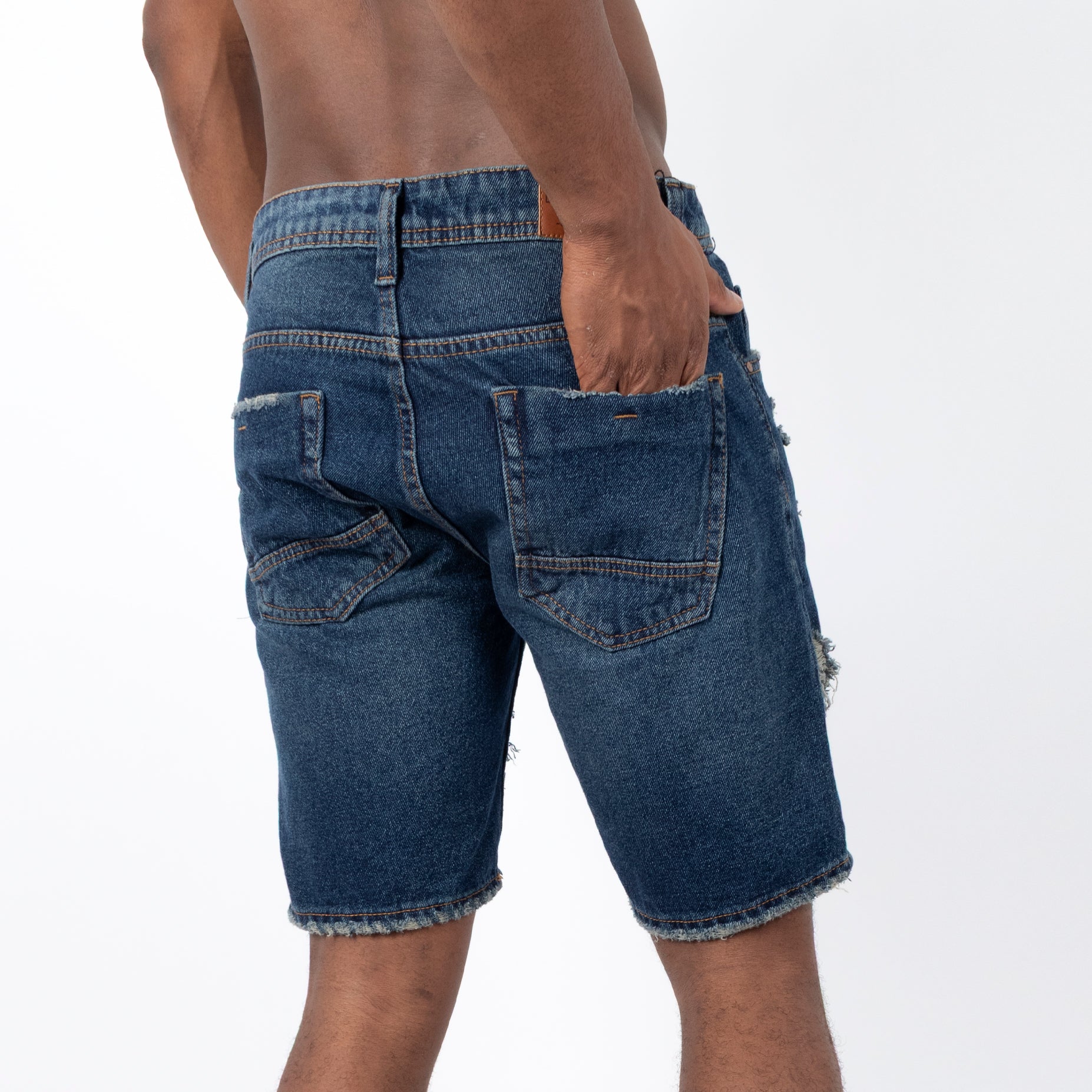 Bermuda hombre desgaste rotos