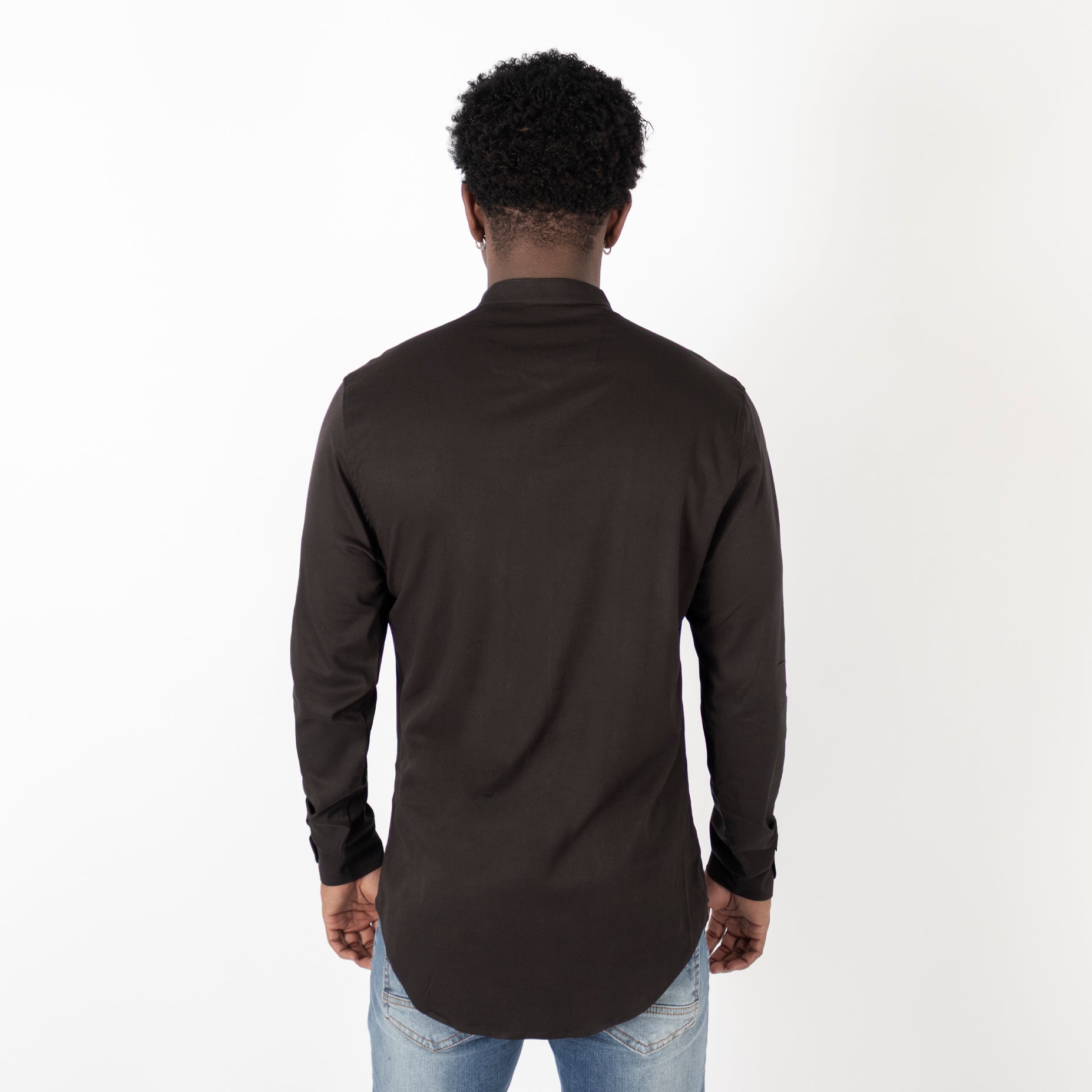 Camisa hombre Ml  neru negra