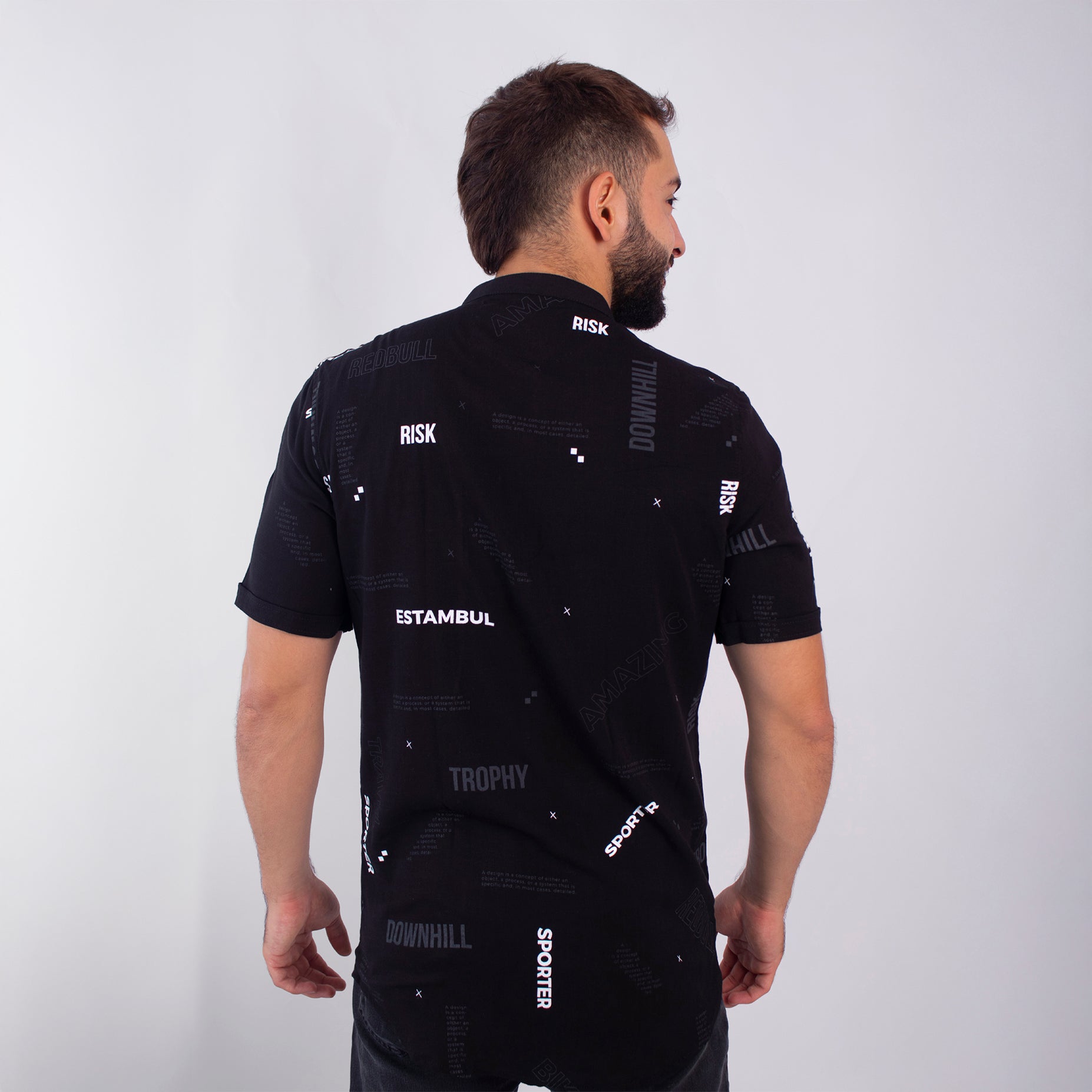 Camisa hombre letras