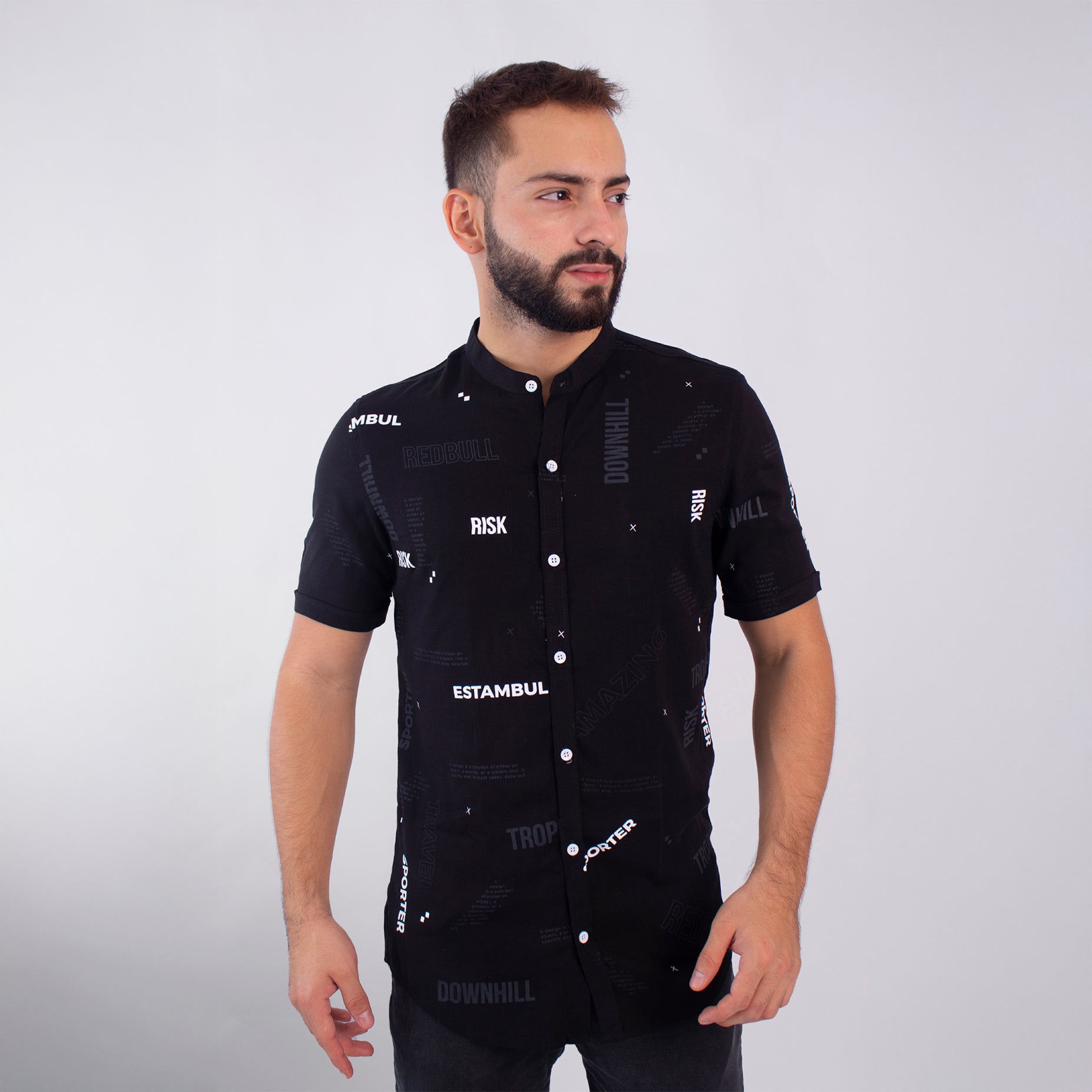 Camisa hombre letras