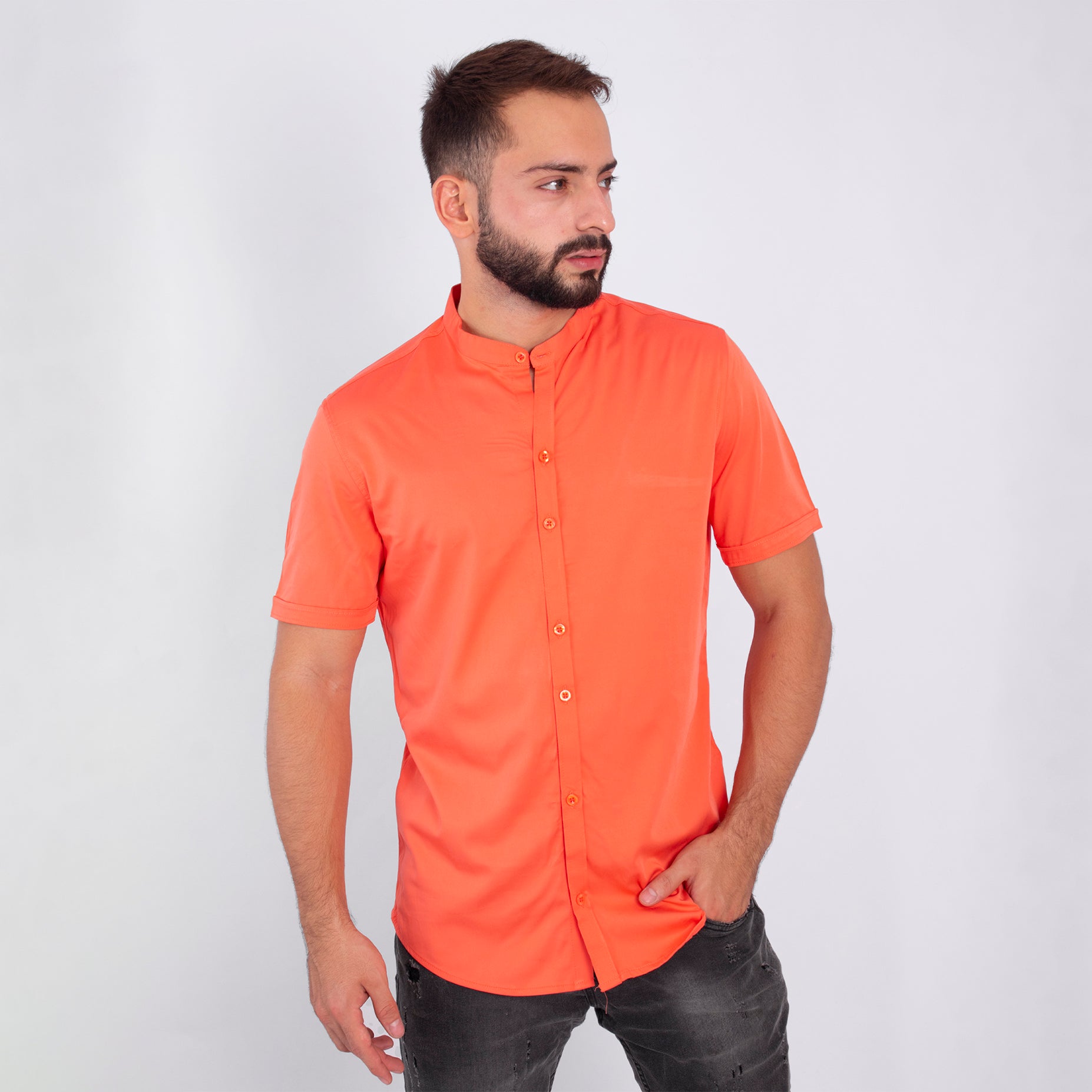 Camisa hombre Básica salmon