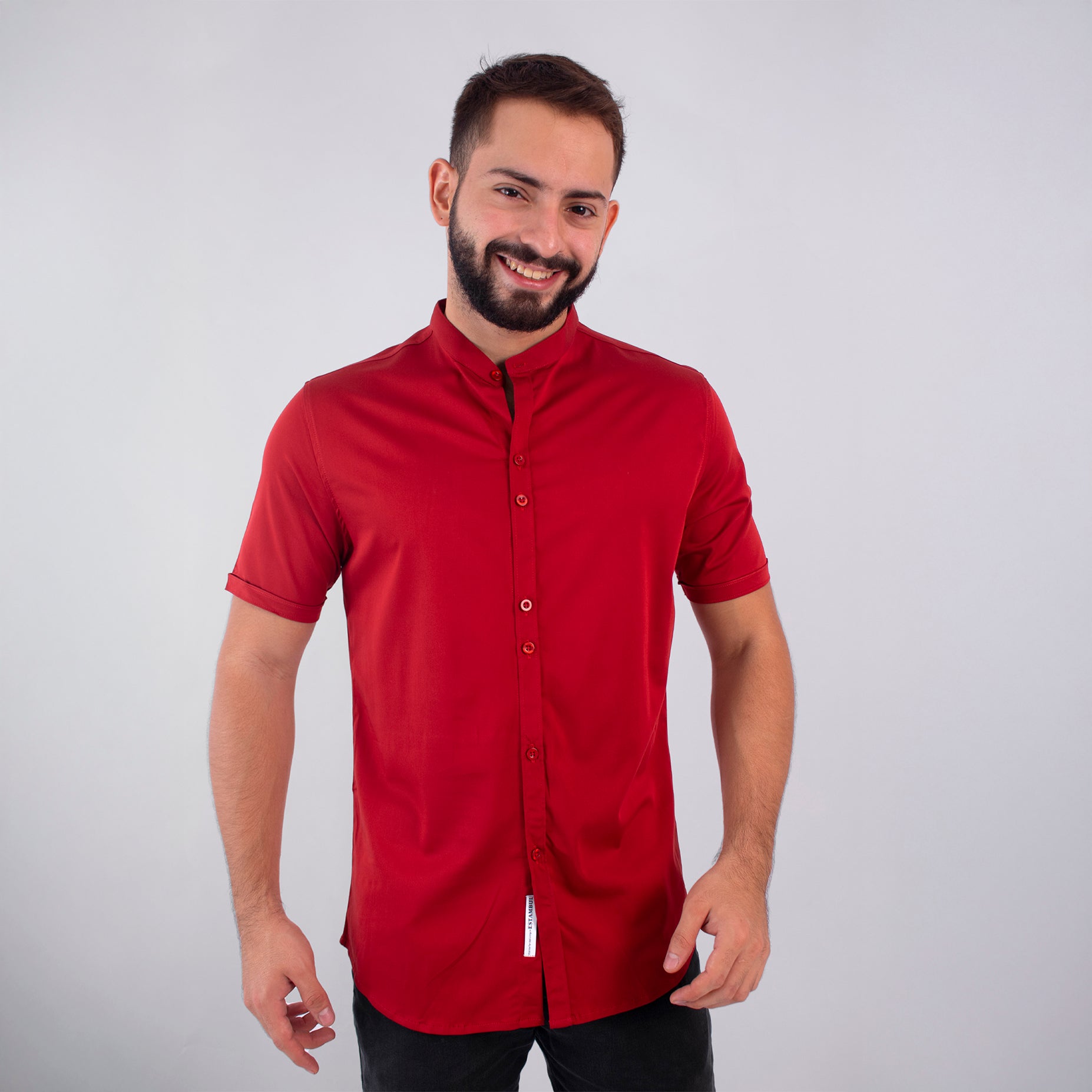 Camisa hombre Básica Roja