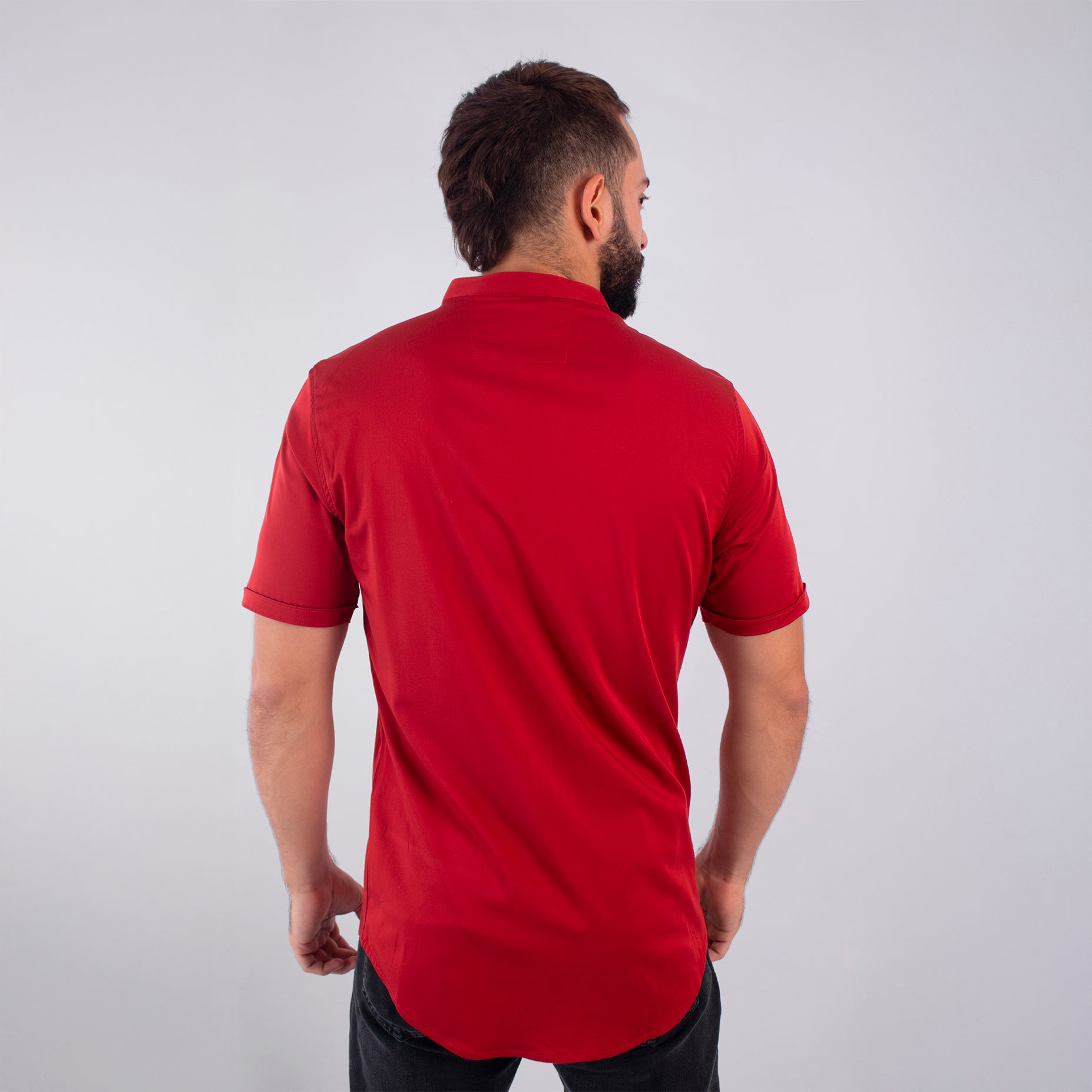 Camisa hombre Básica Roja