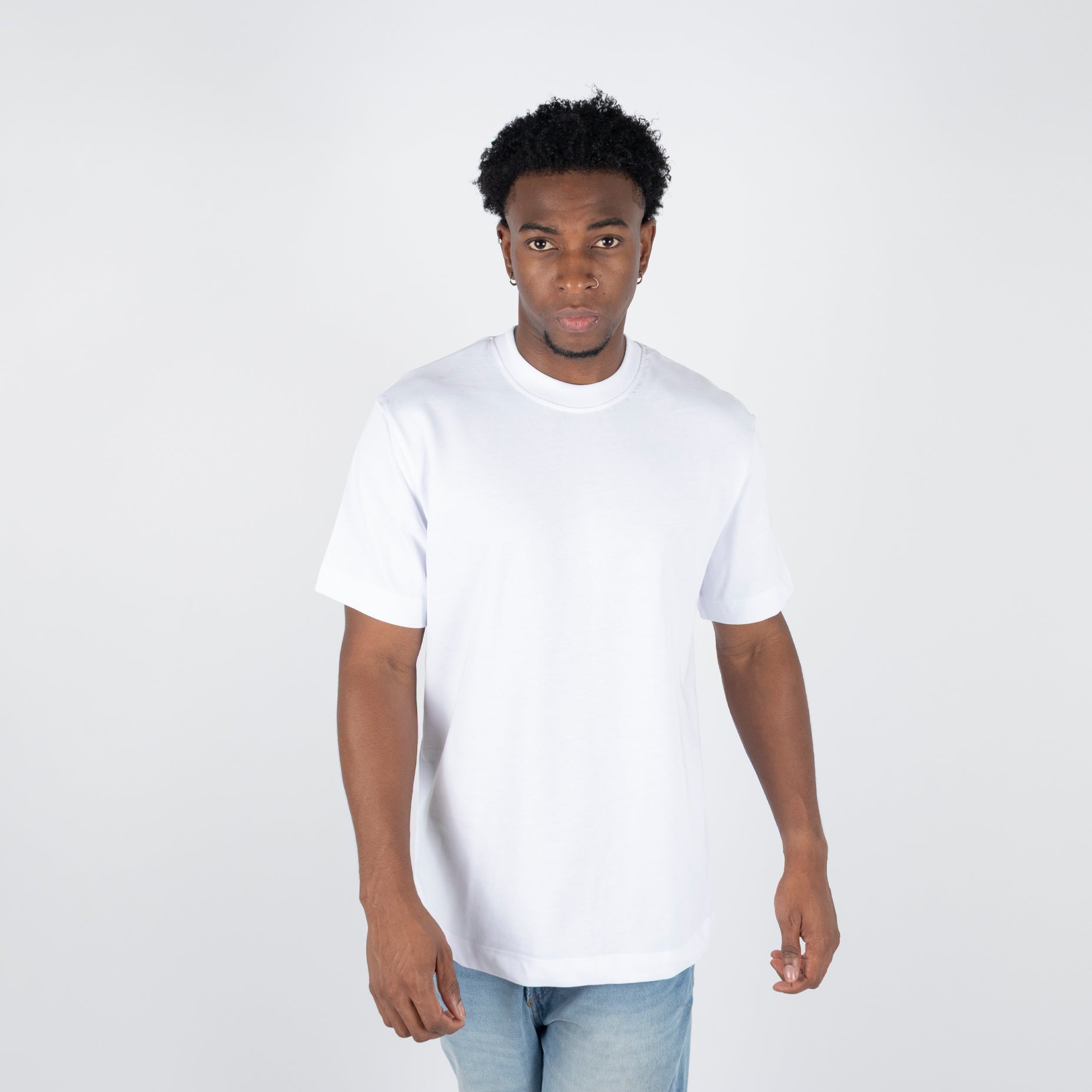 Camiseta hombre basica blanca