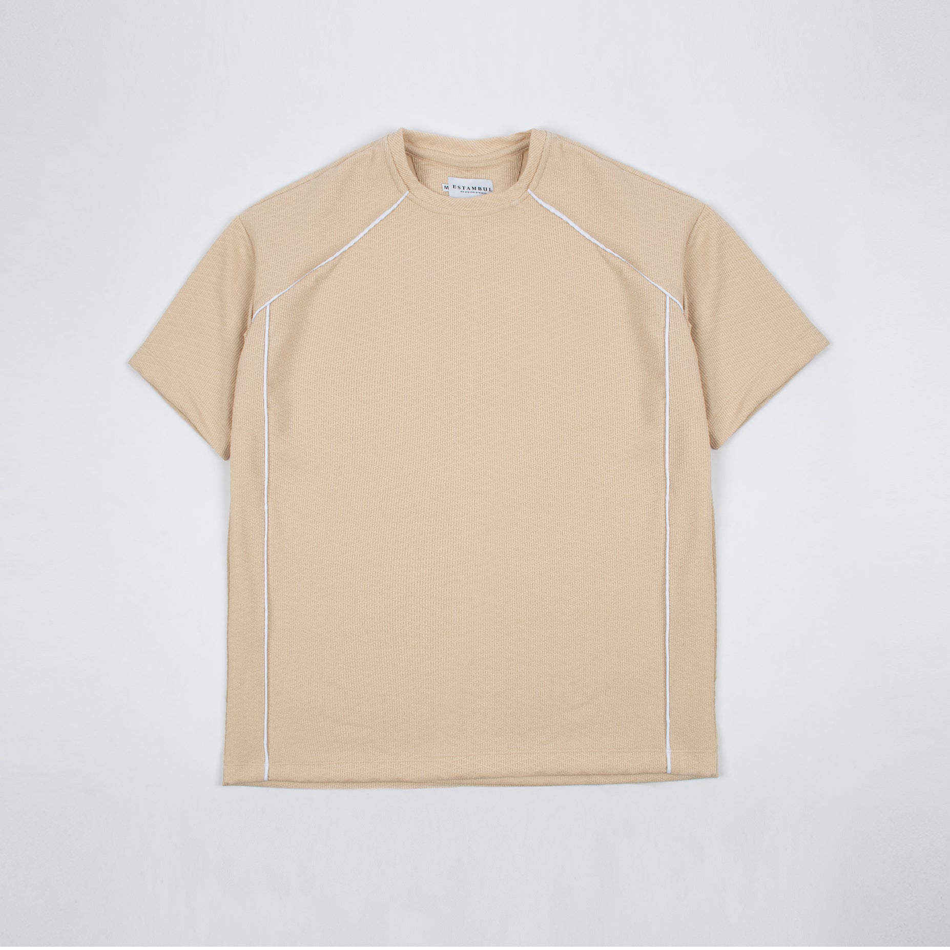 Camiseta Hombre textura beige