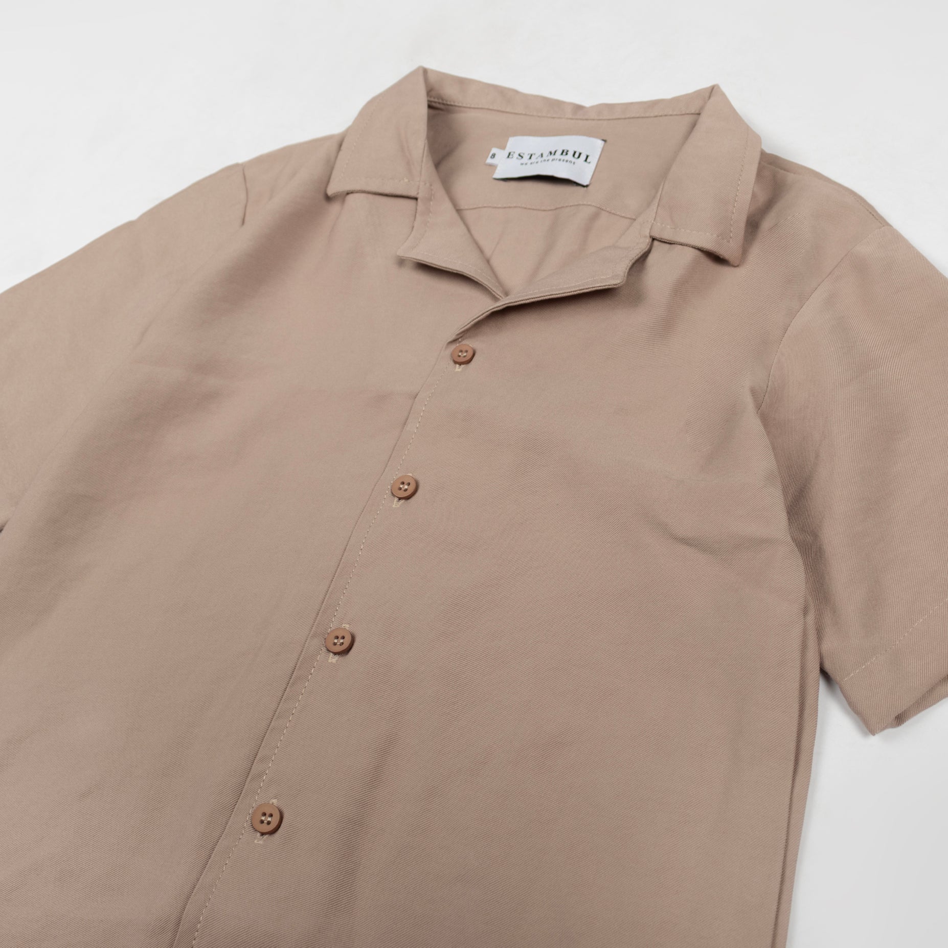 Conjunto niño pantalon camel